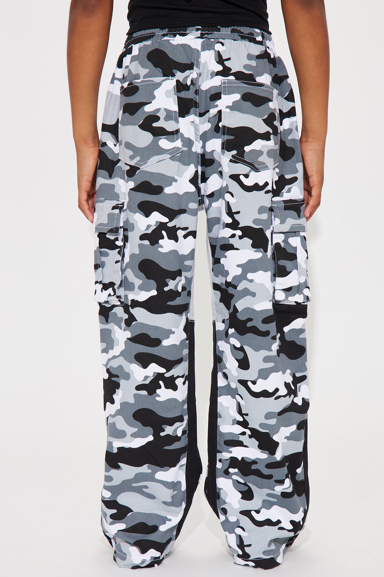 Mini Rod Camo Print Cargo Twill Pant - Camouflage