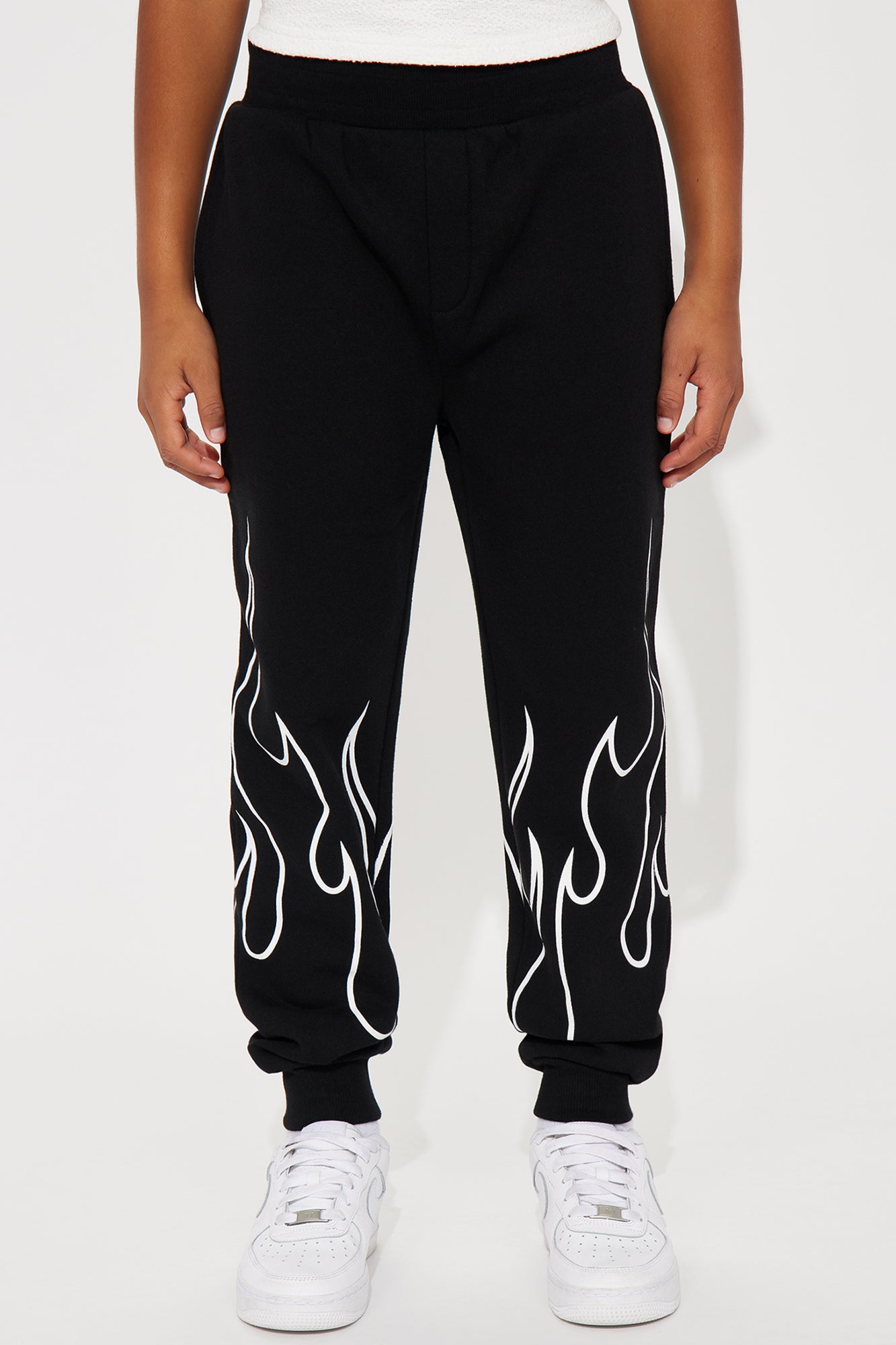 Mini Tyson Chase Flame Relaxed Jogger - Black/combo