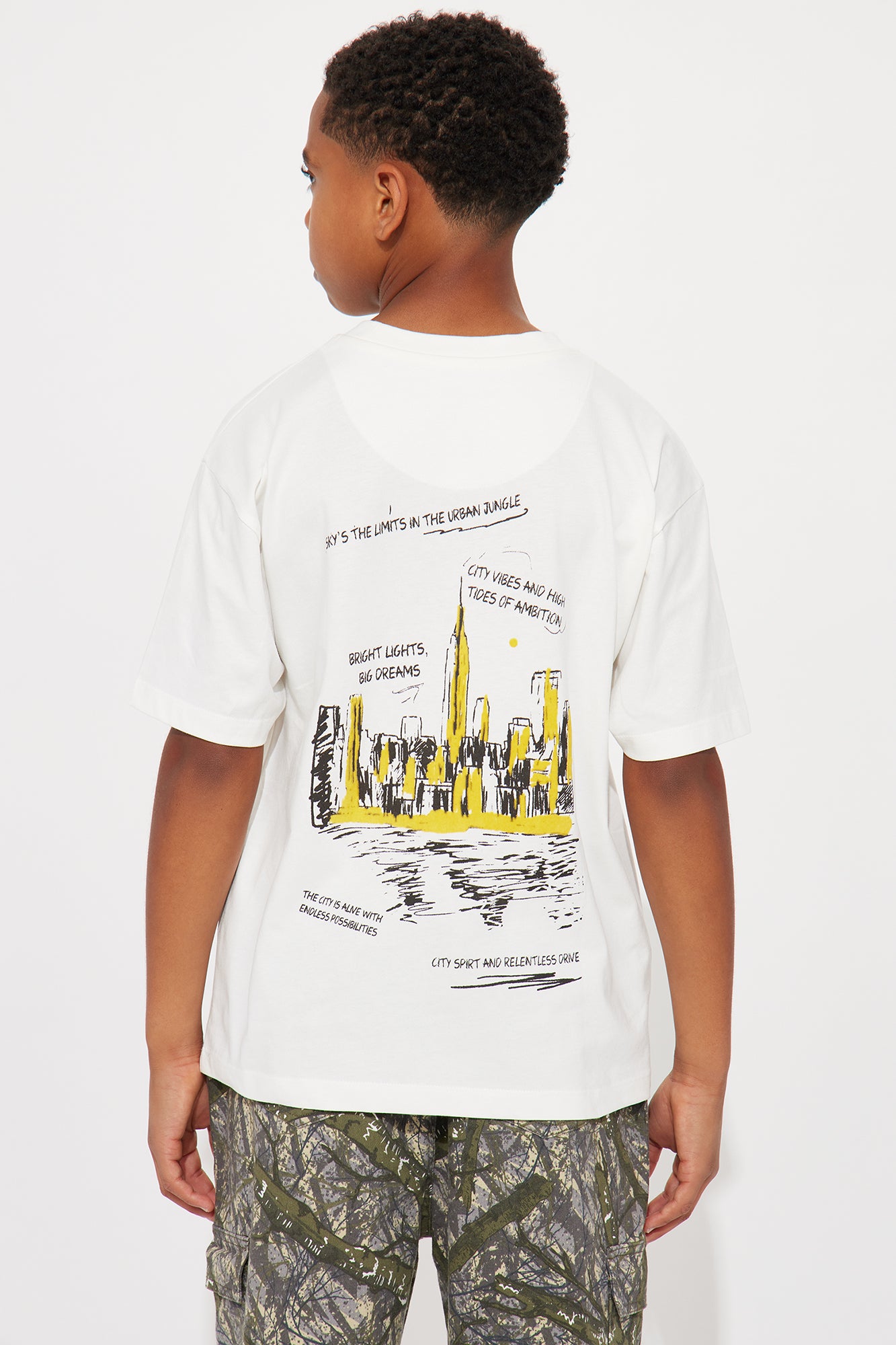 Mini Long Days Tee - White