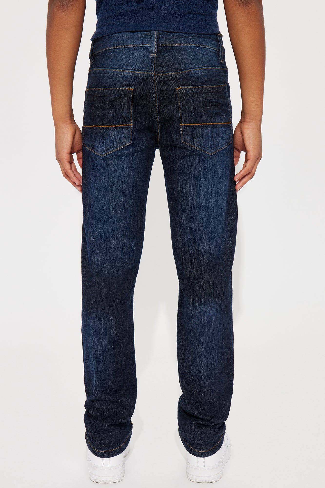 Mini Future Thinker Stretch Denim Skinny Jeans - Dark Wash