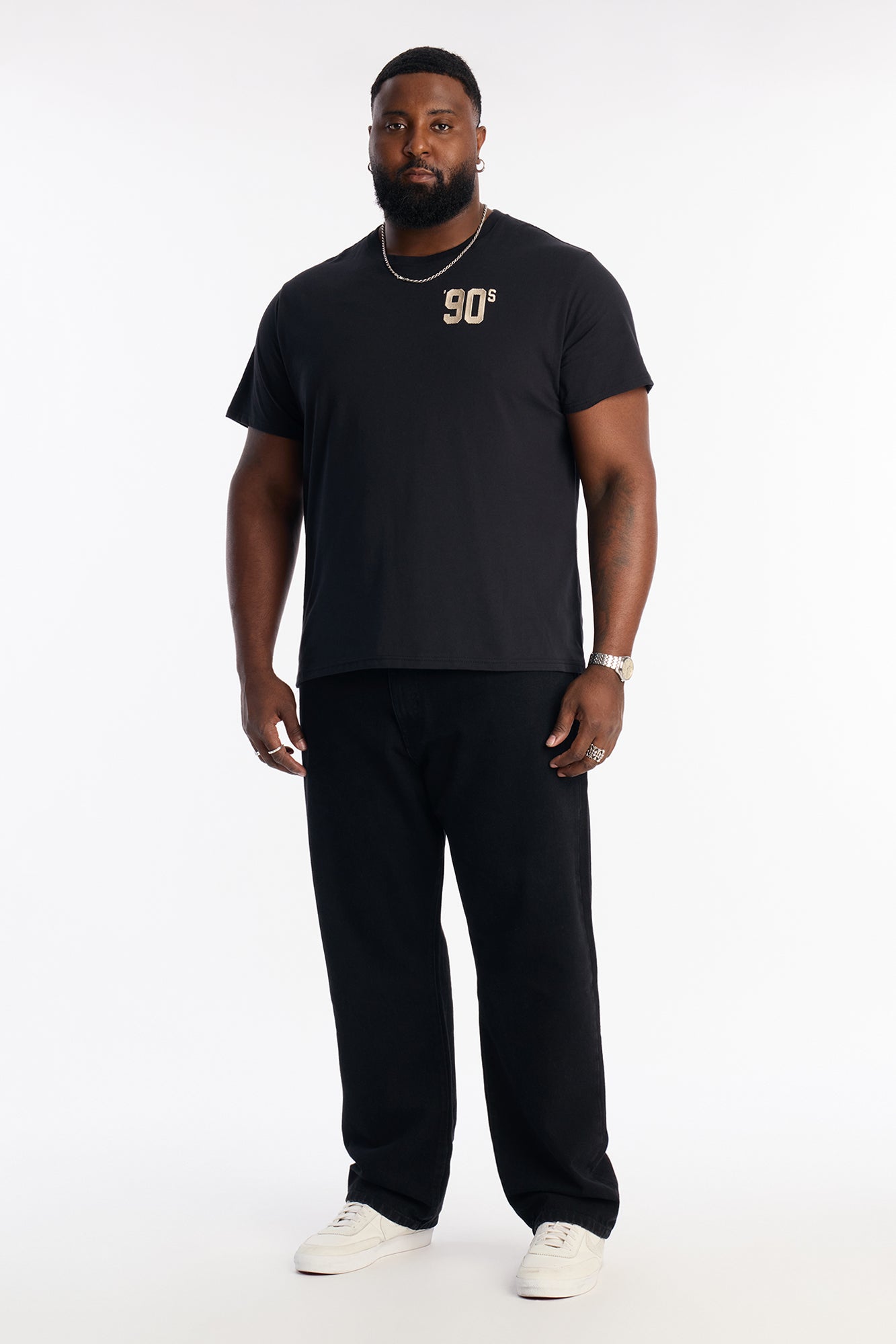 Classic Straight Fit Jeans - Black