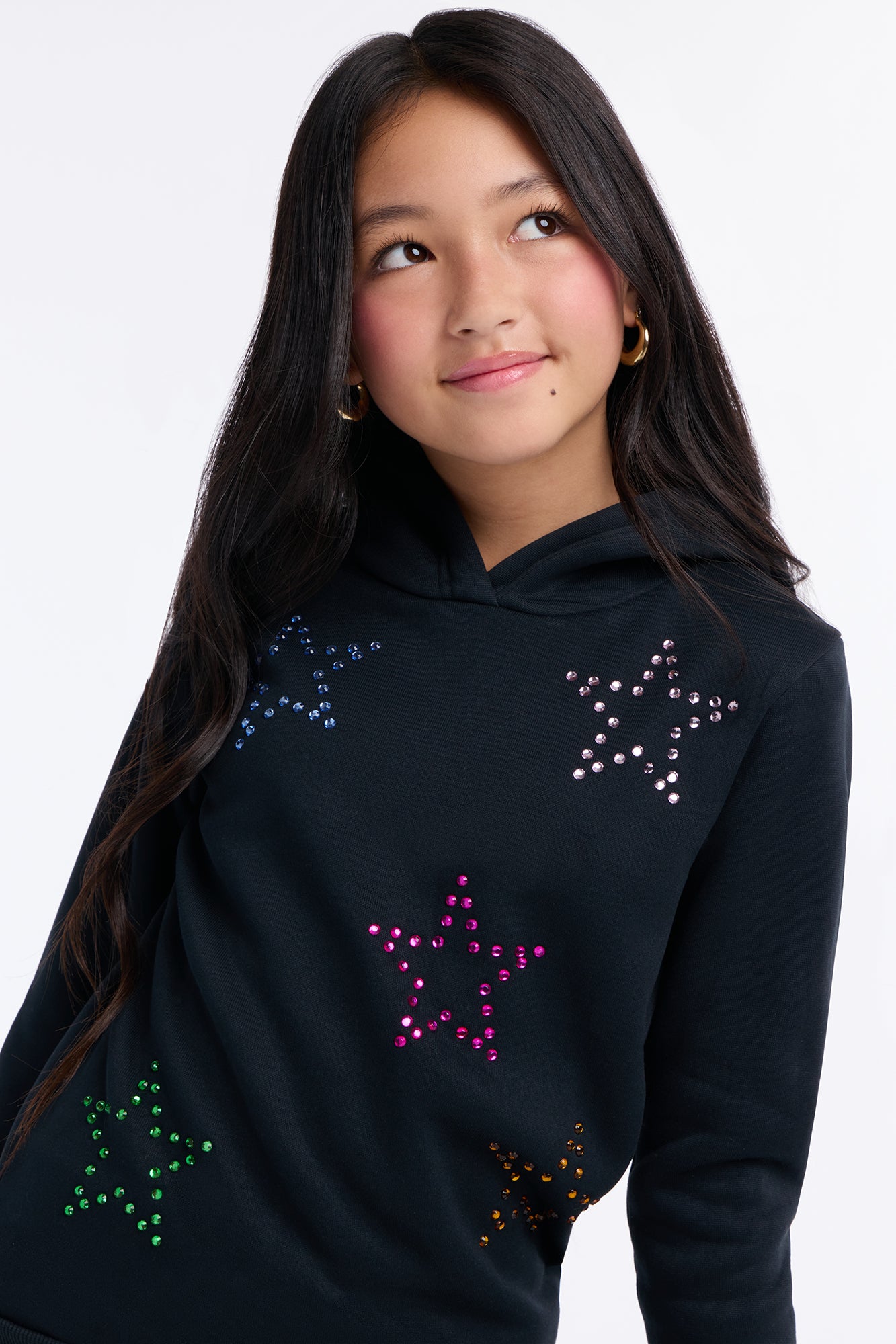 Mini Counting Stars Jogger Pant Set - Black