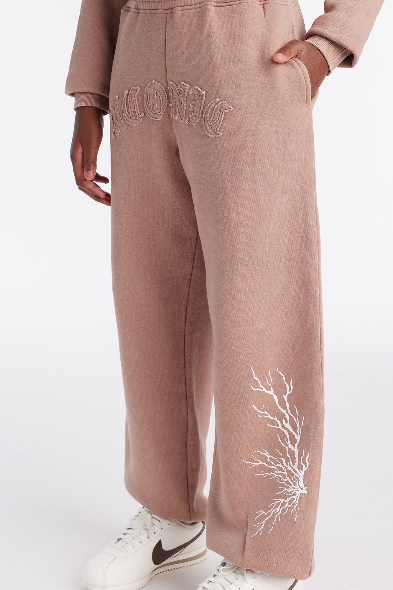 Mini The Most Iconic Fleece Pants - Taupe