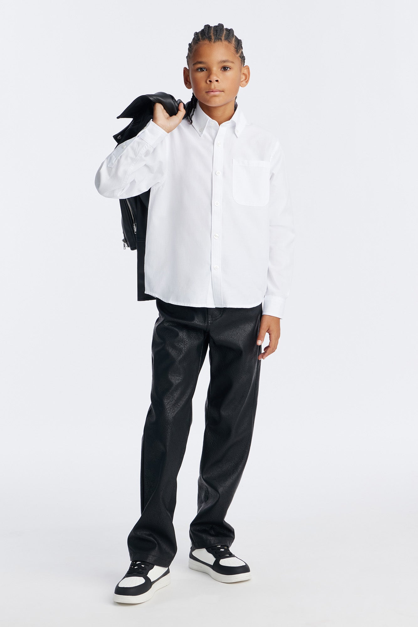 Mini Oxford Classic Shirt - White
