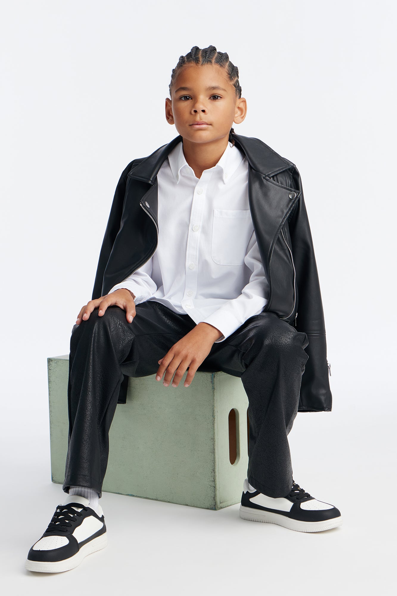 Mini Oxford Classic Shirt - White