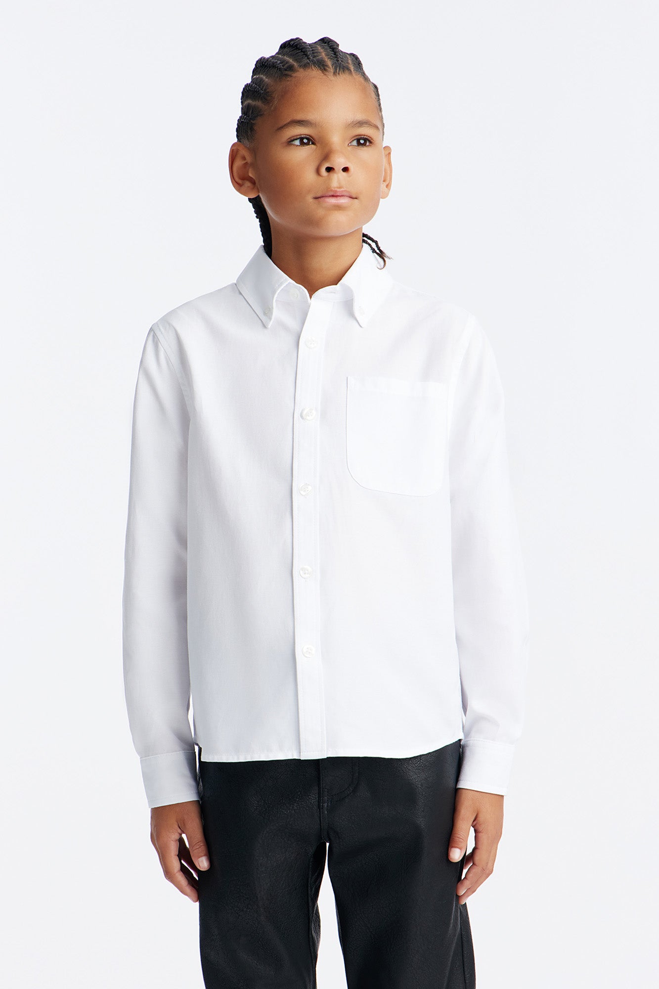 Mini Oxford Classic Shirt - White
