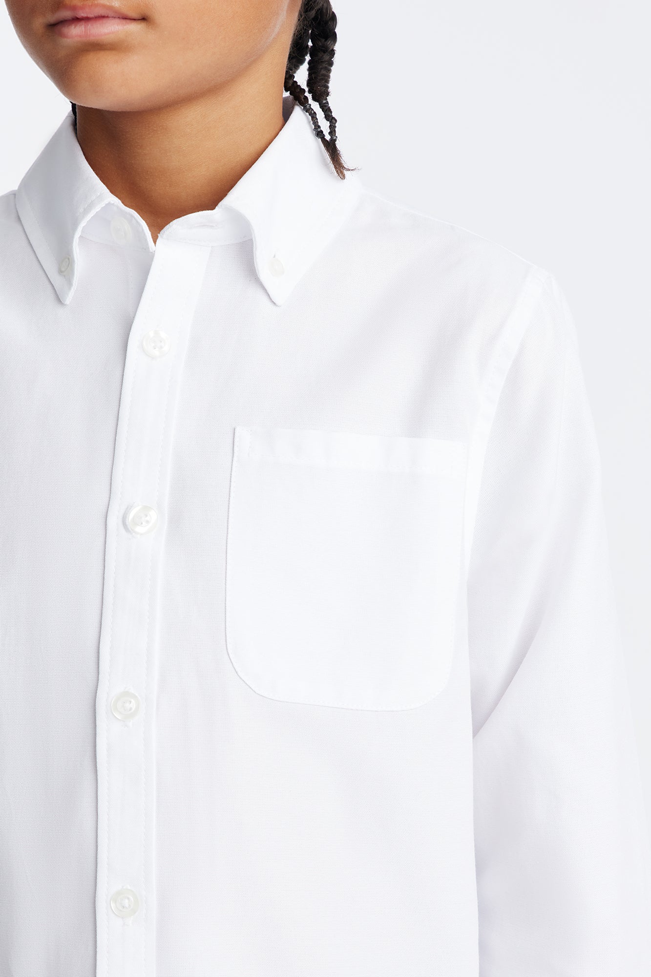 Mini Oxford Classic Shirt - White