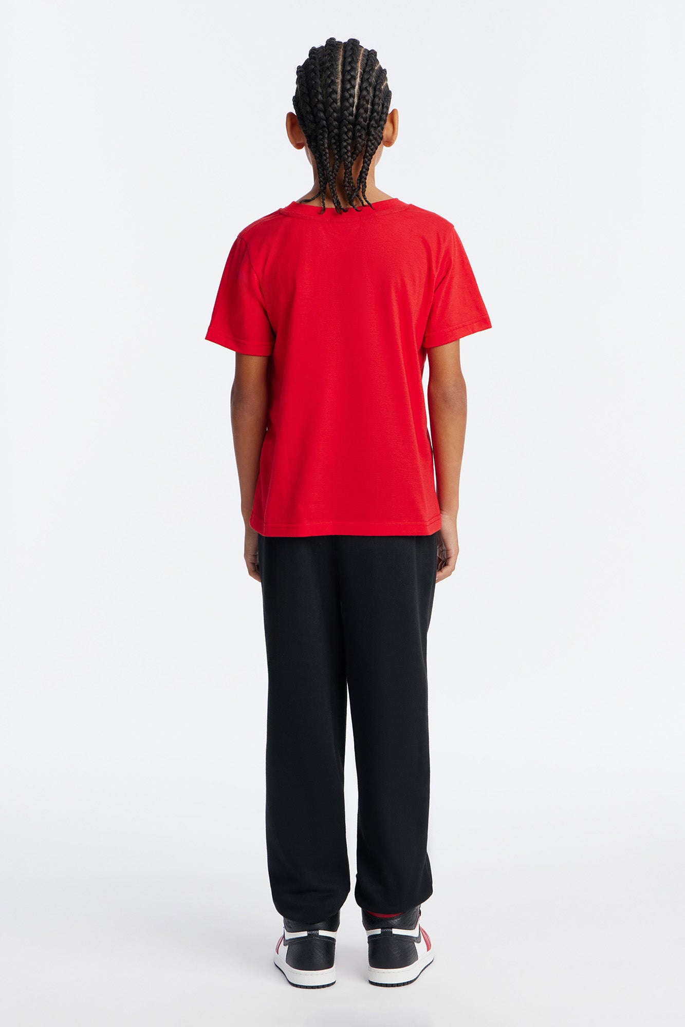 Mini Real Rare Jogger Pant Set - Red/combo