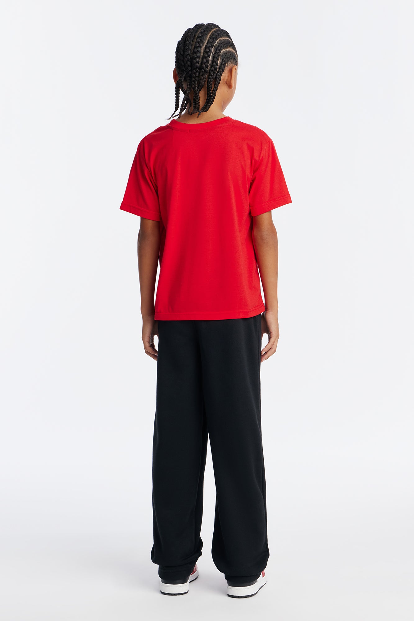 Mini New York Skater Jogger Pant Set - Red/Black