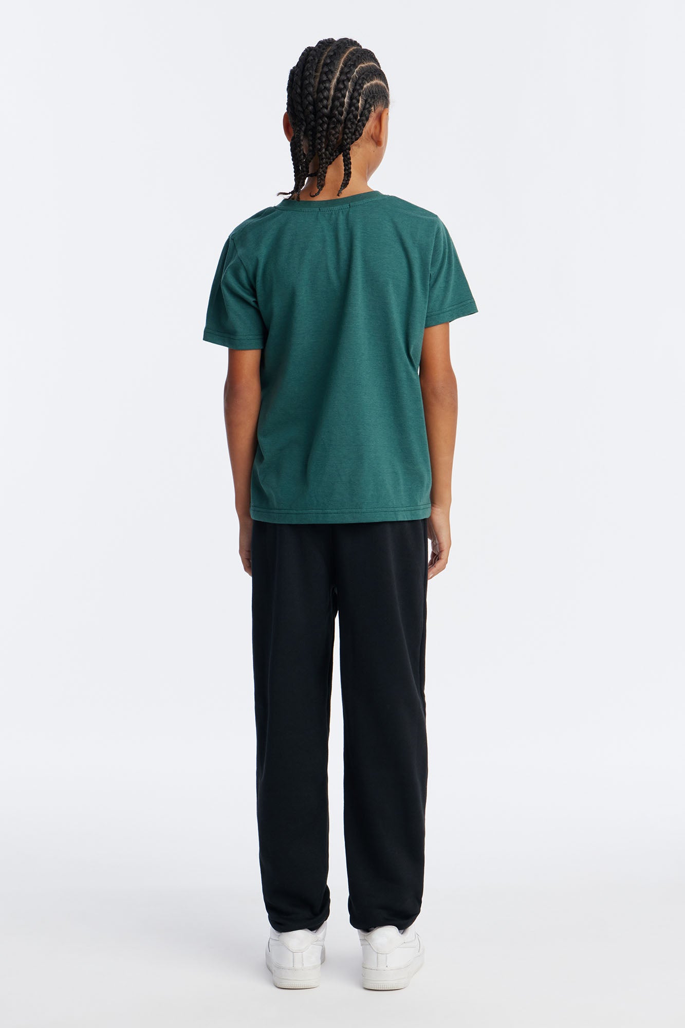 Mini Forever Young Jogger Pant Set - Green/combo