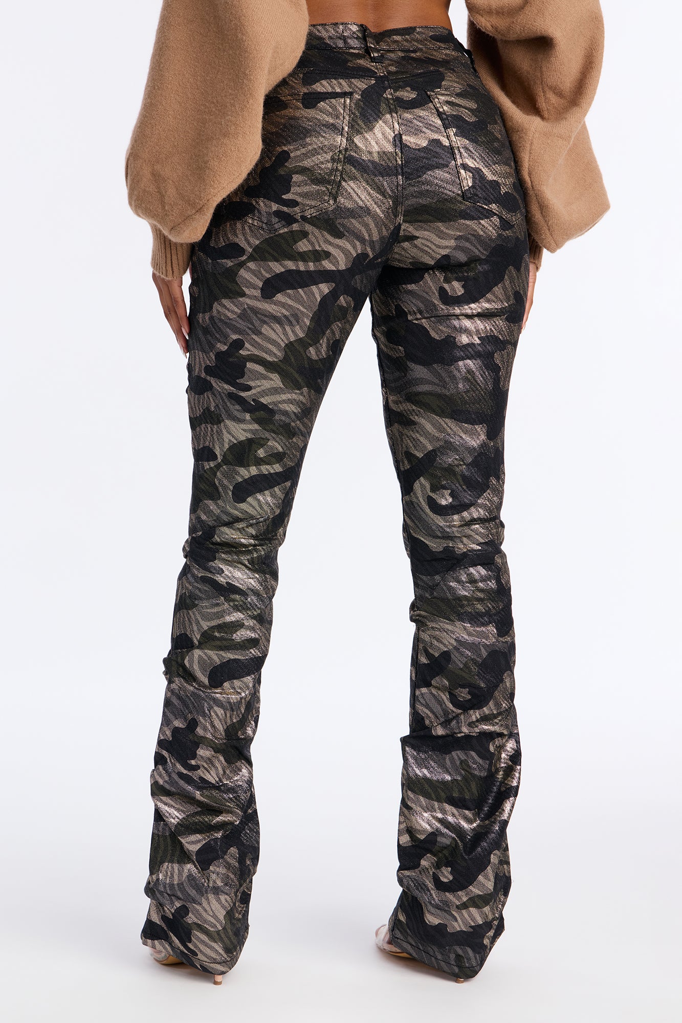 His Headliner Camo Stacked Jeans - Camouflage