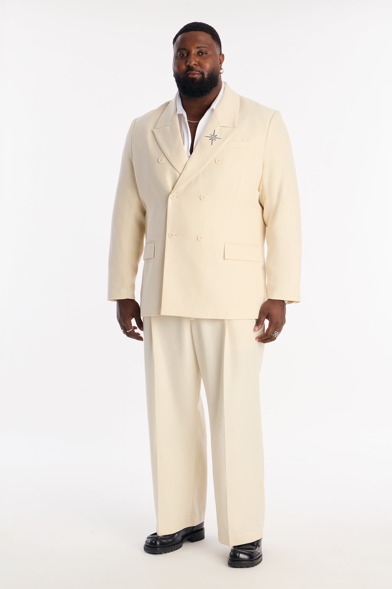 Straight Bright Etoile Trouser - Off White