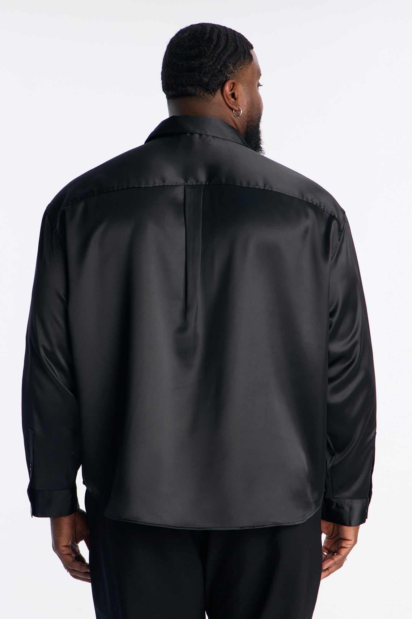Relaxed Luxe Lumina Easy Flow Shirt - Black