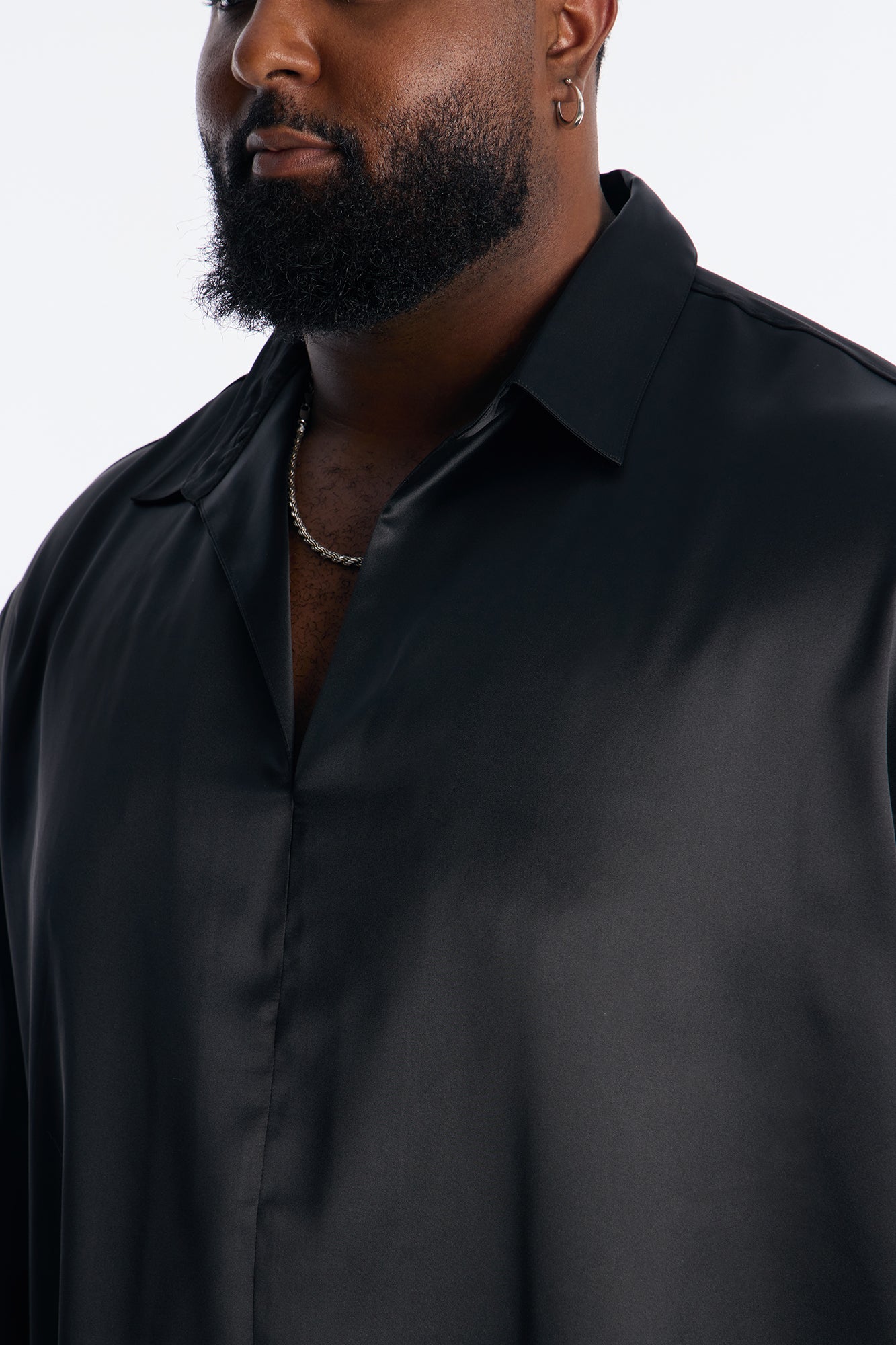 Relaxed Luxe Lumina Easy Flow Shirt - Black