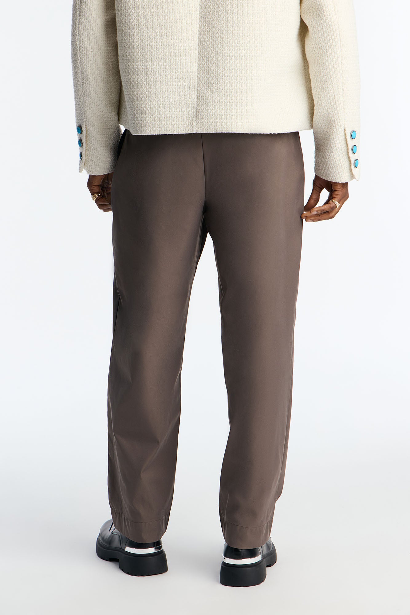 Relaxed Straight Heirloom Pleated Trouser - Grey