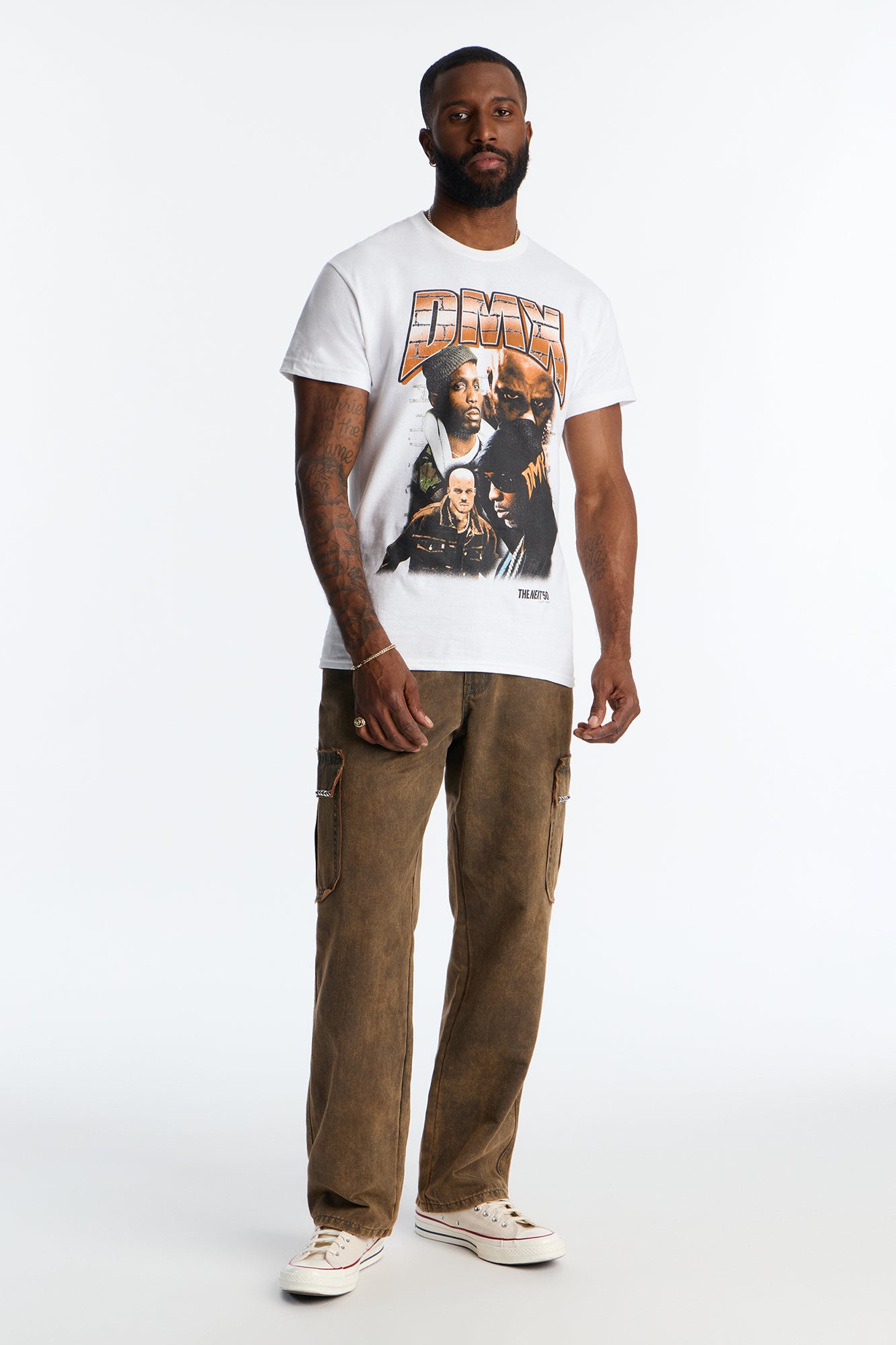 Straight Riot Studded Pant - Brown