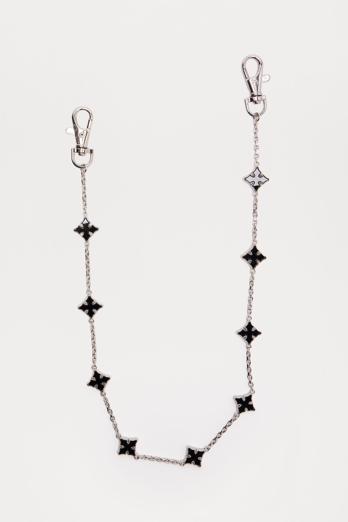 Regal Cross Link Pant Chain - Silver