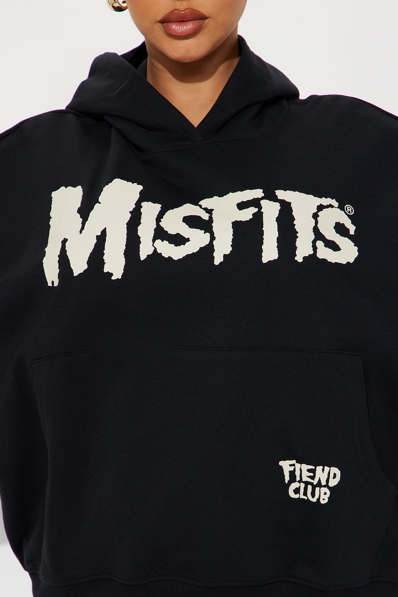 Misfits Skull Hoodie - Black