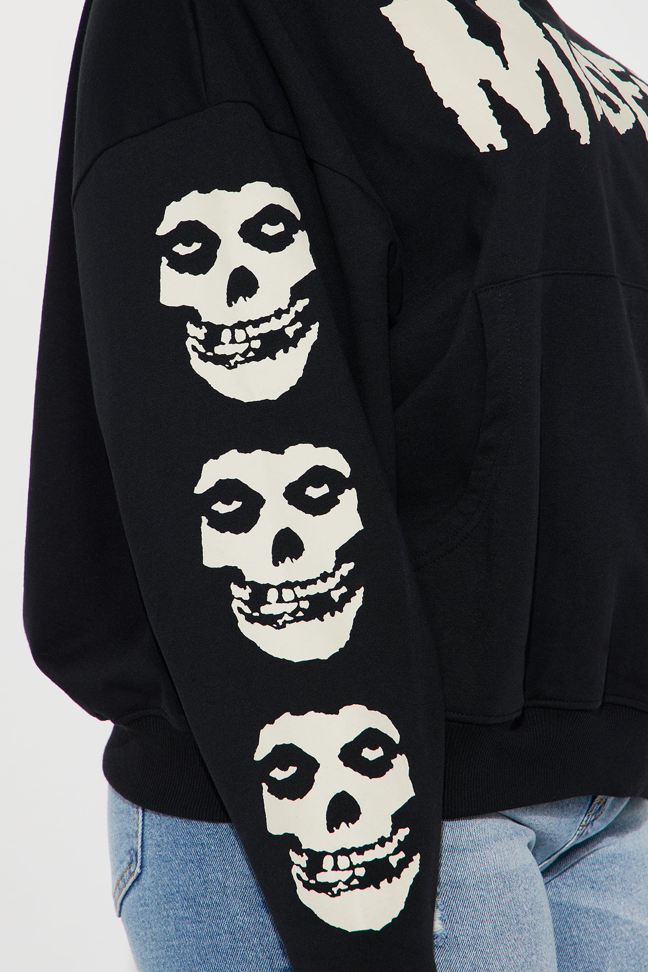 Misfits Skull Hoodie - Black