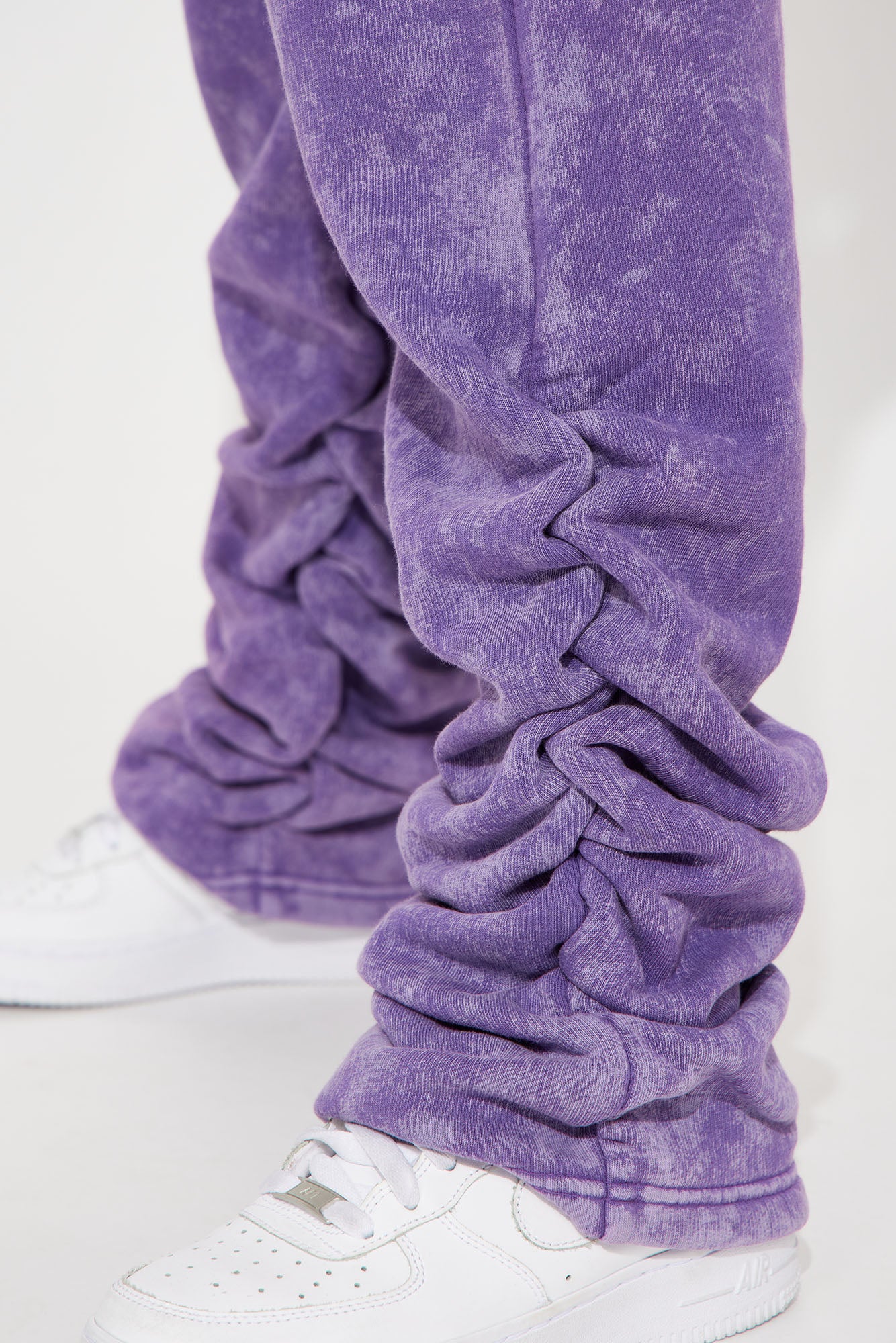 Mini My Time Mineral Wash Jogger Set - Purple