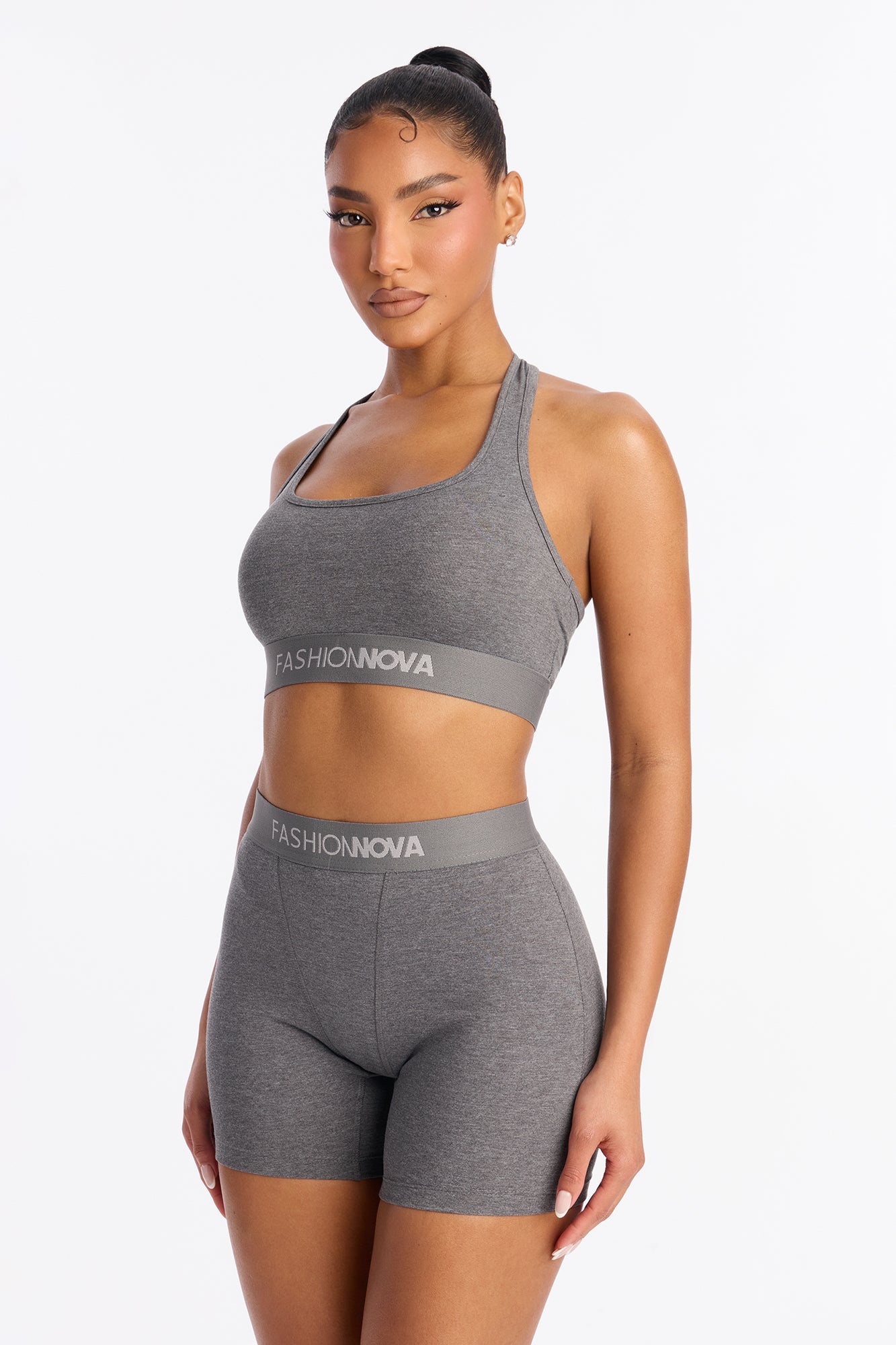 FN Mood Cotton Boxer Brief - Charcoal