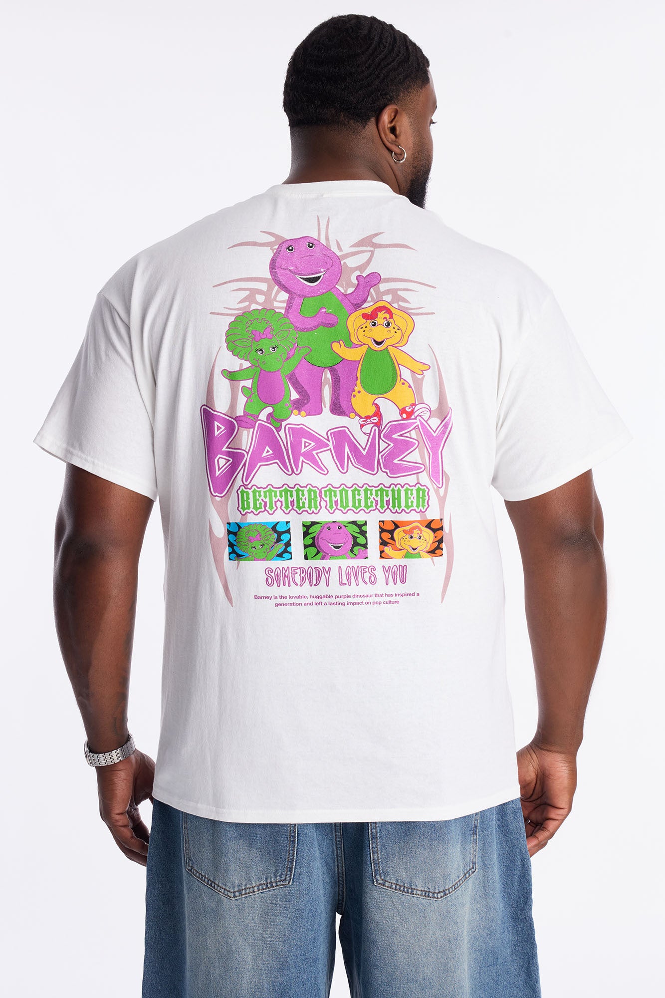 Barney And Friends Short Sleeve Tee - White