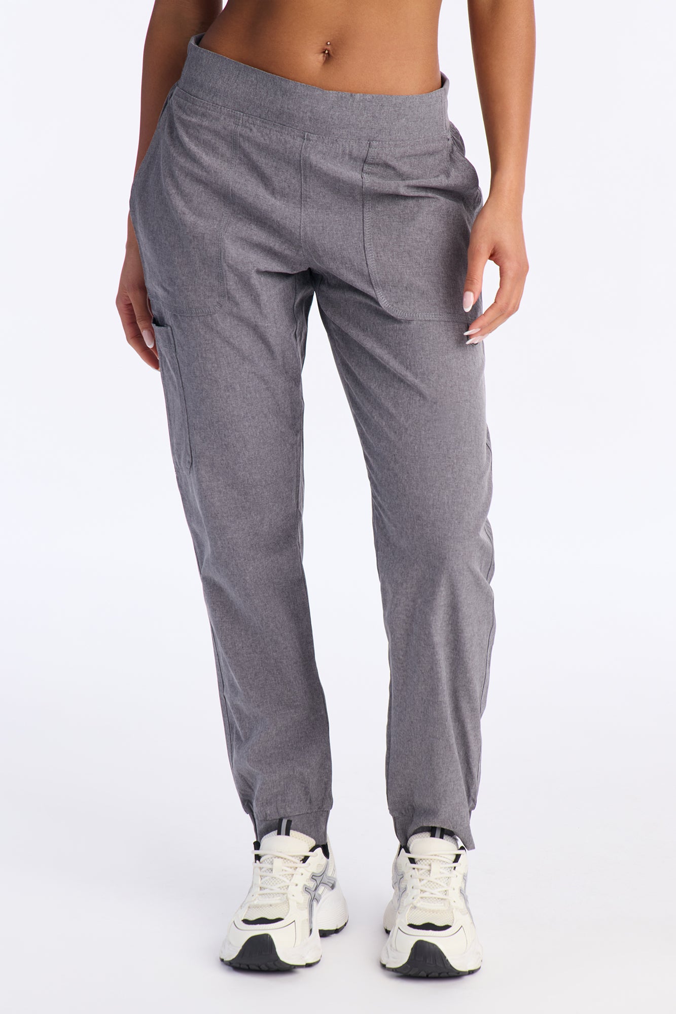 Pressed & Prepped Scrub Jogger Pant - Heather Grey