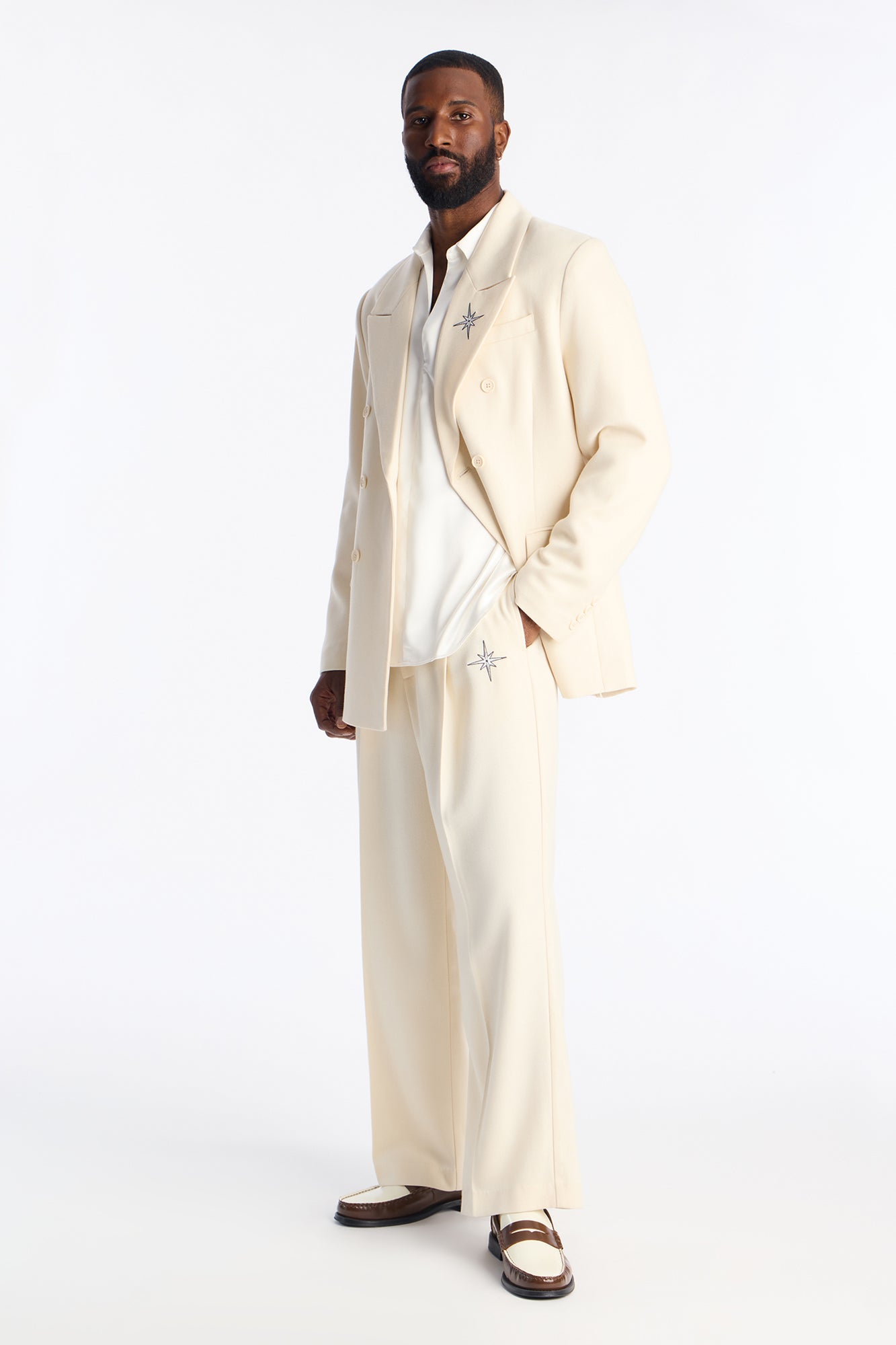 Straight Bright Etoile Trouser - Off White