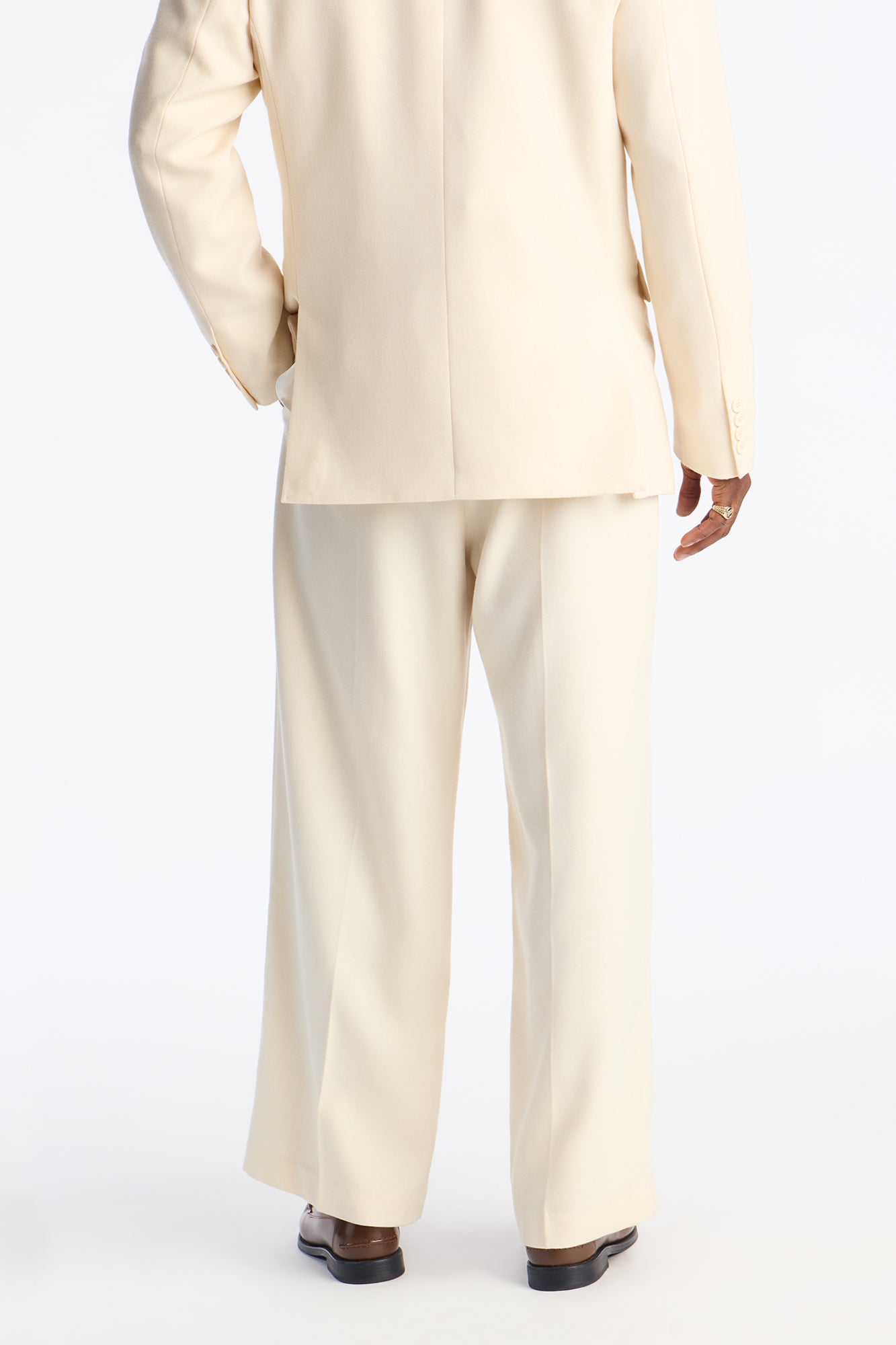 Straight Bright Etoile Trouser - Off White