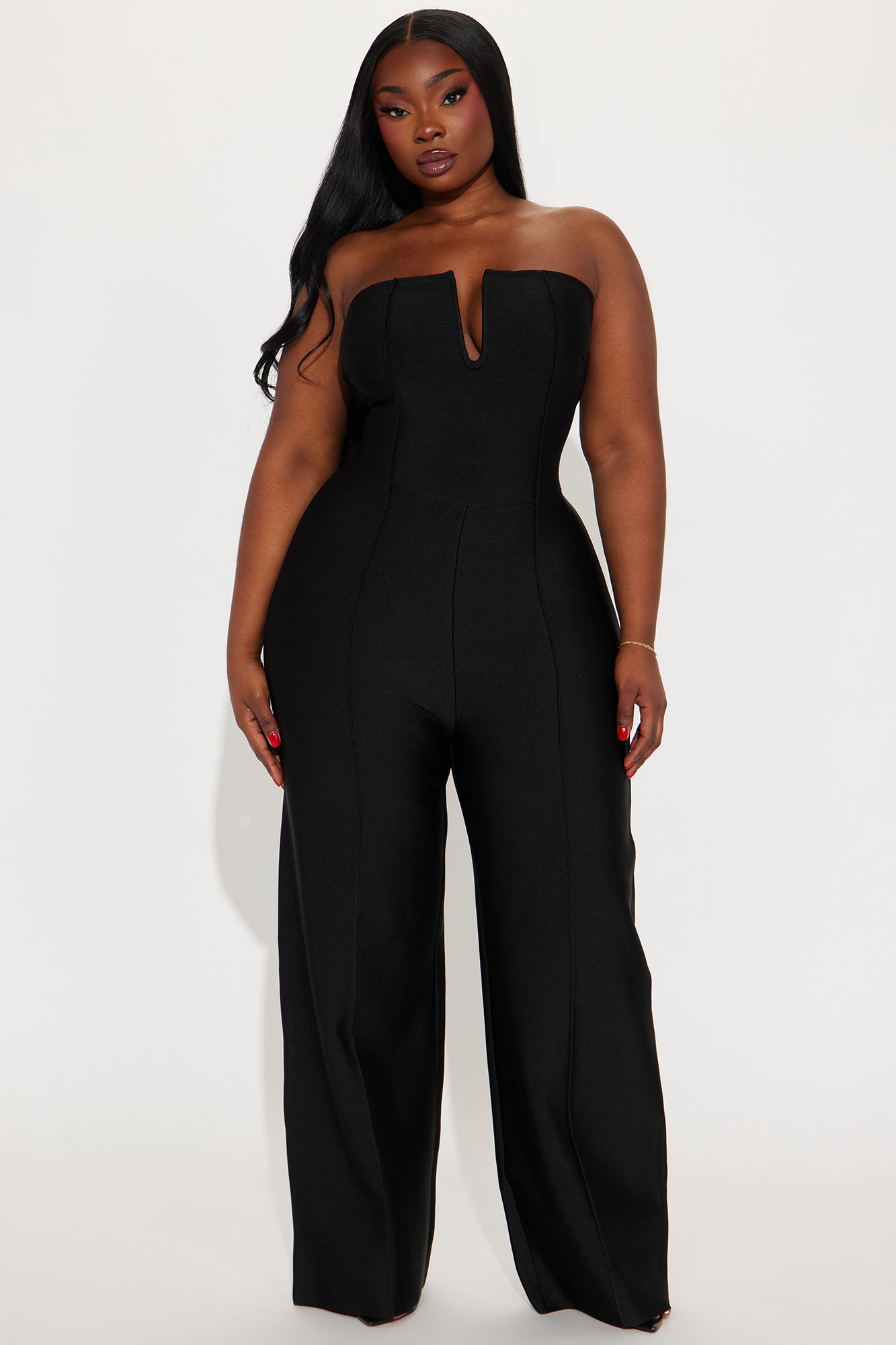 Someone To You Bandage Jumpsuit - Black