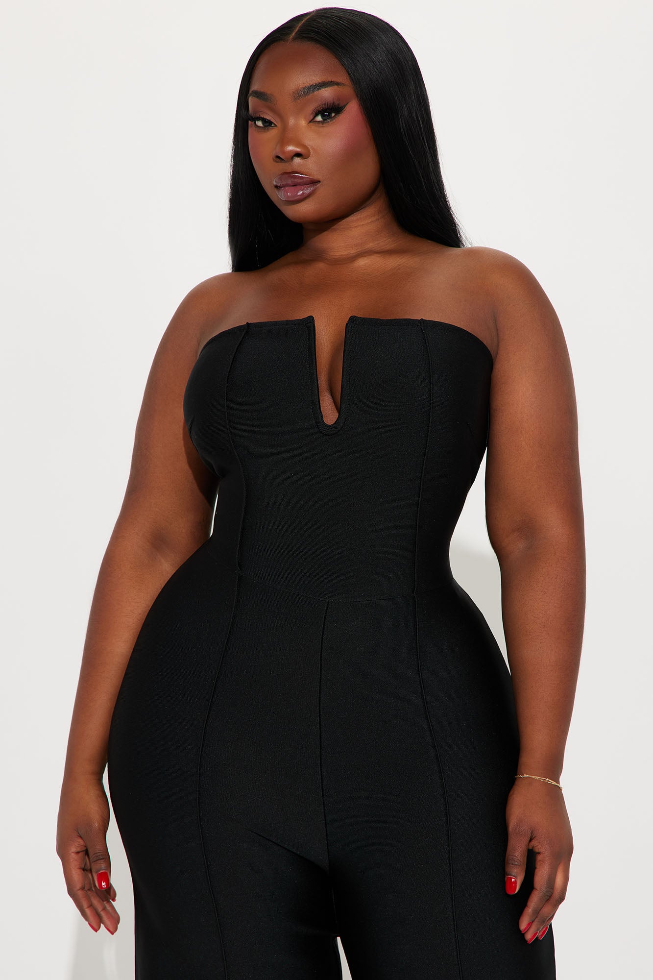 Someone To You Bandage Jumpsuit - Black