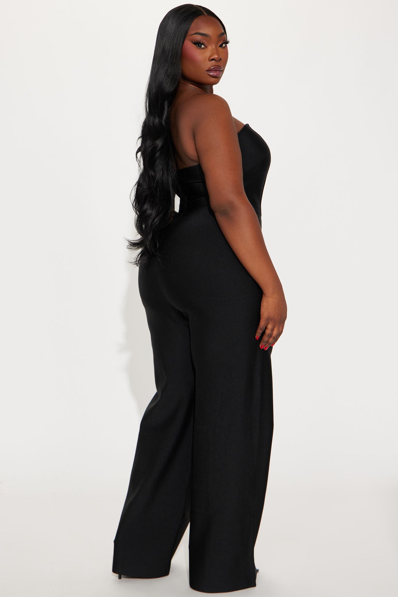 Someone To You Bandage Jumpsuit - Black