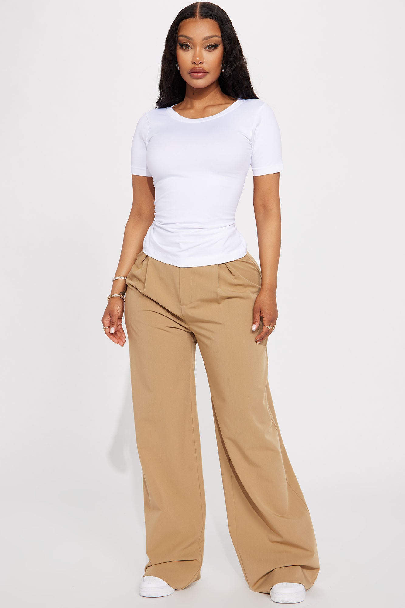 Mila Seamless Tee - White