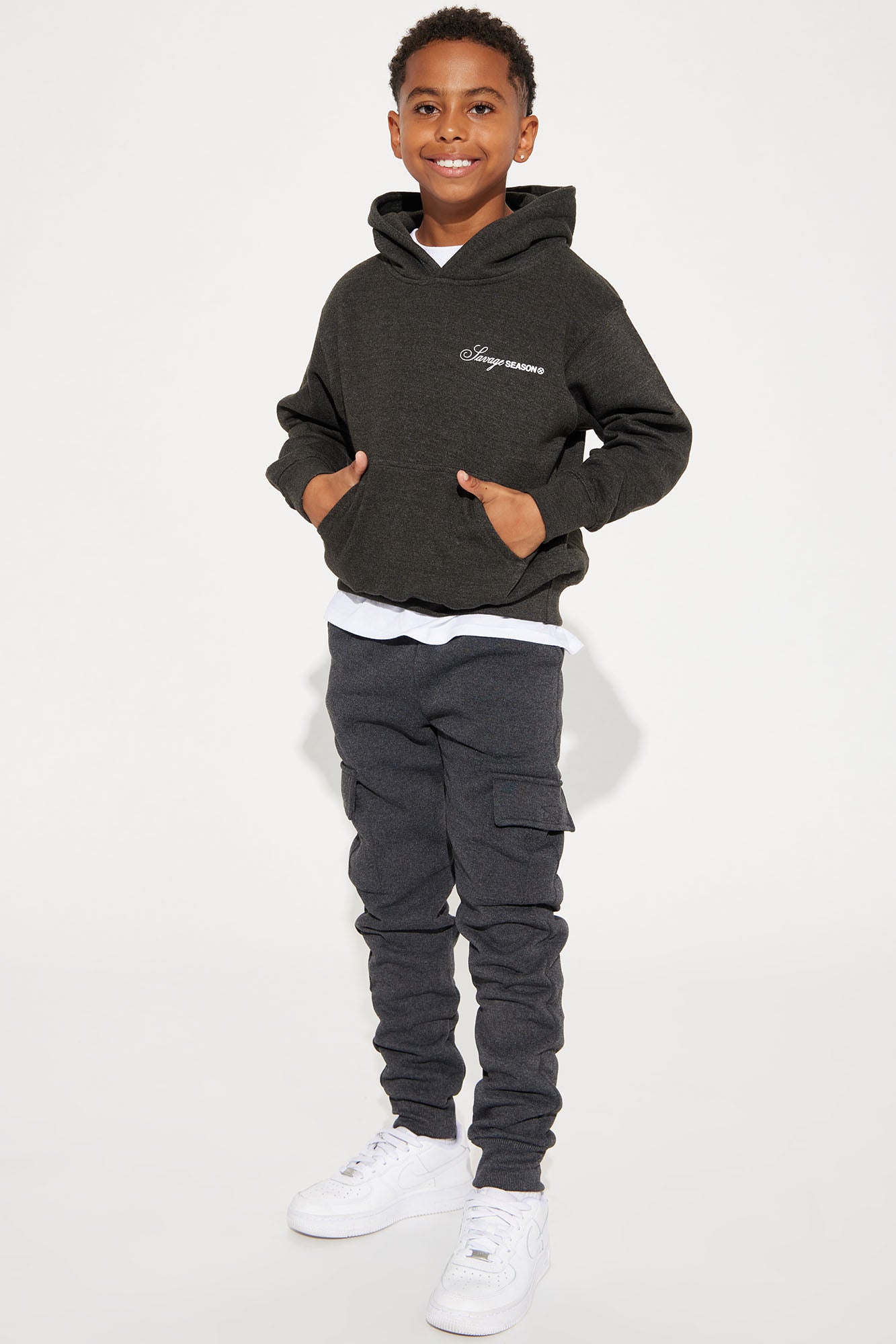 Mini Fly Vibes Jogger Pant - Charcoal