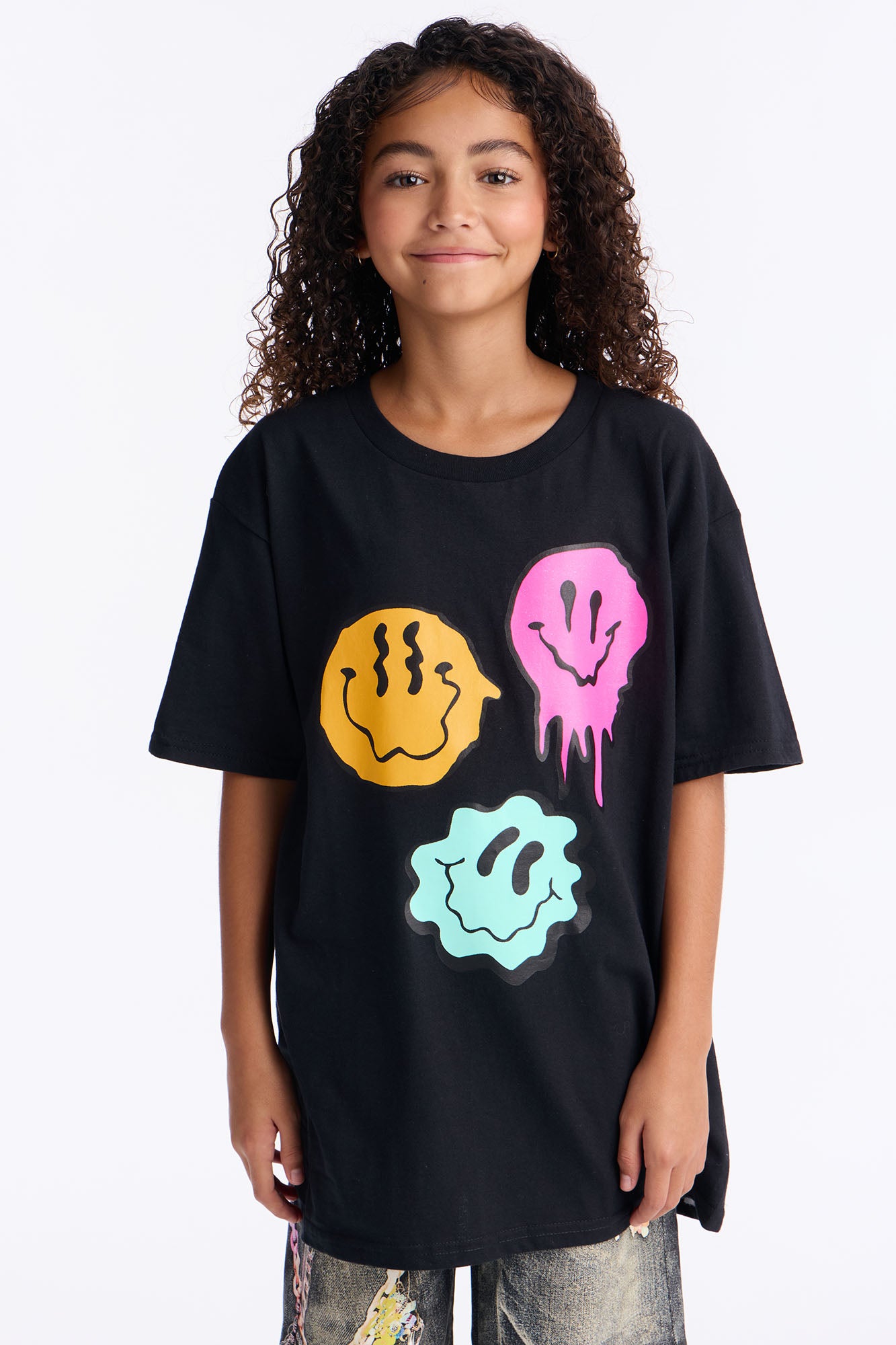 Mini Always Smiling Short Sleeve Tee - Black