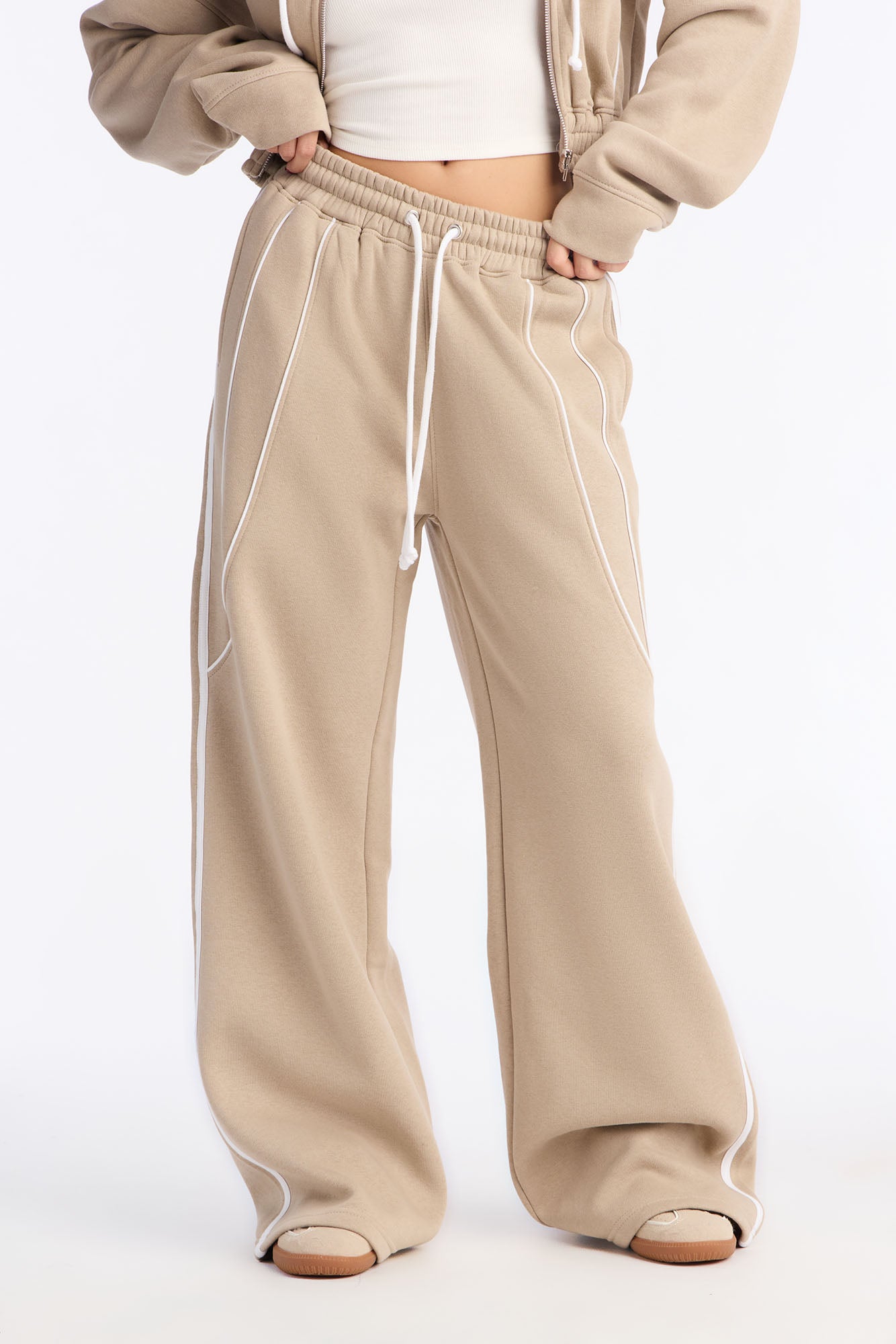 Subtle Flex Fleece Pants - Stone