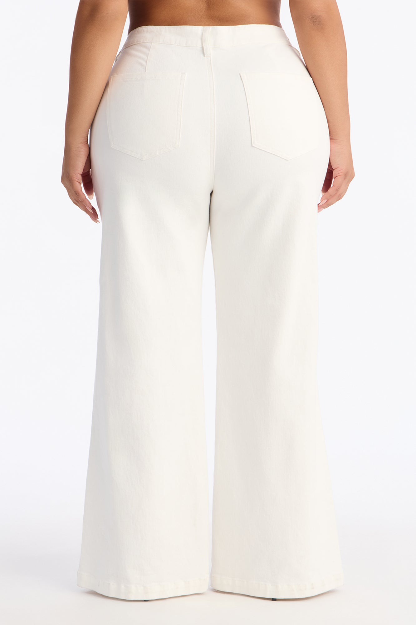 Delusional Drop Waist Jeans - White