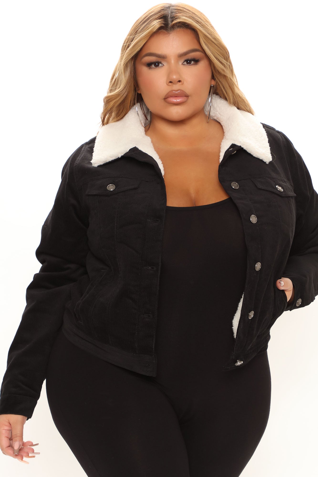 Can It Be Corduroy Jacket - Black