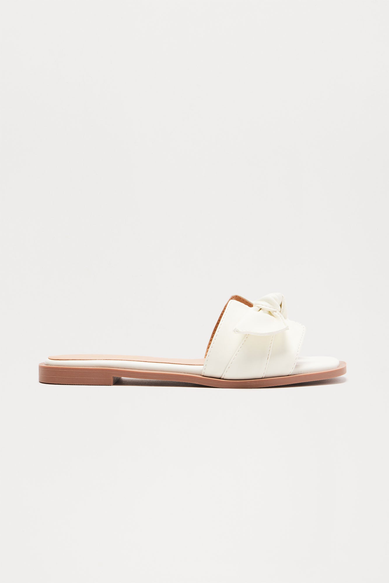 Lyra Flat Sandals - White