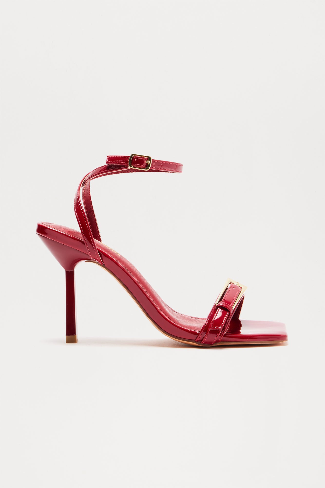 Reva Patent Heels - Burgundy
