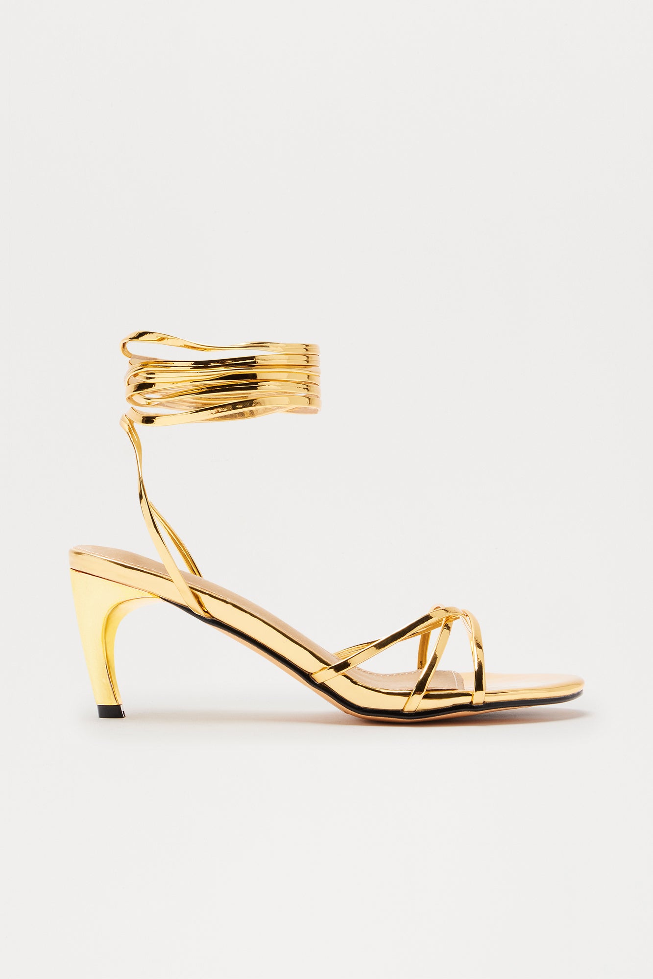 Capricorn Wrap Up Heels - Gold