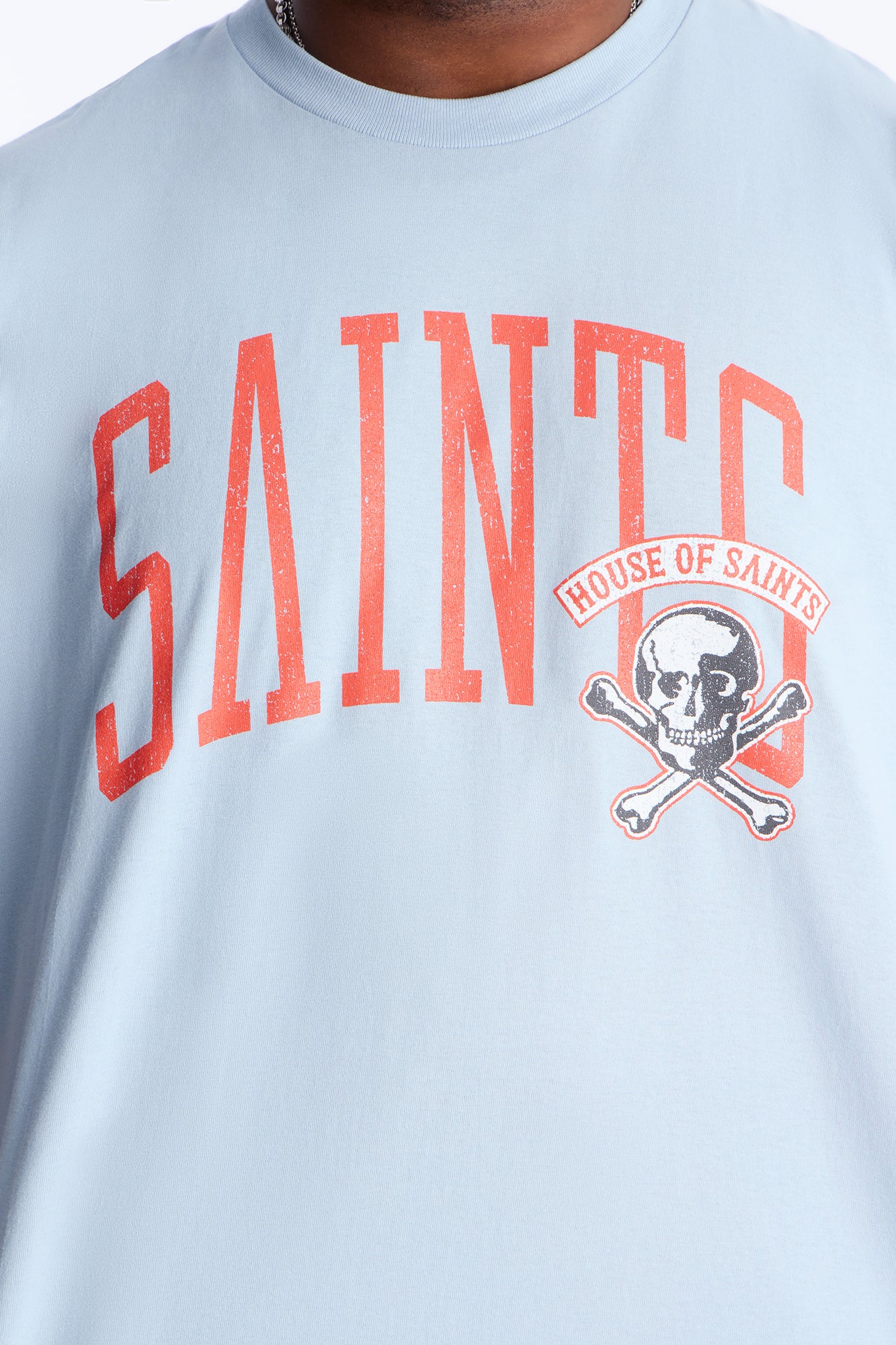 House Of Saints Crimson Short Sleeve Tee - Light Blue