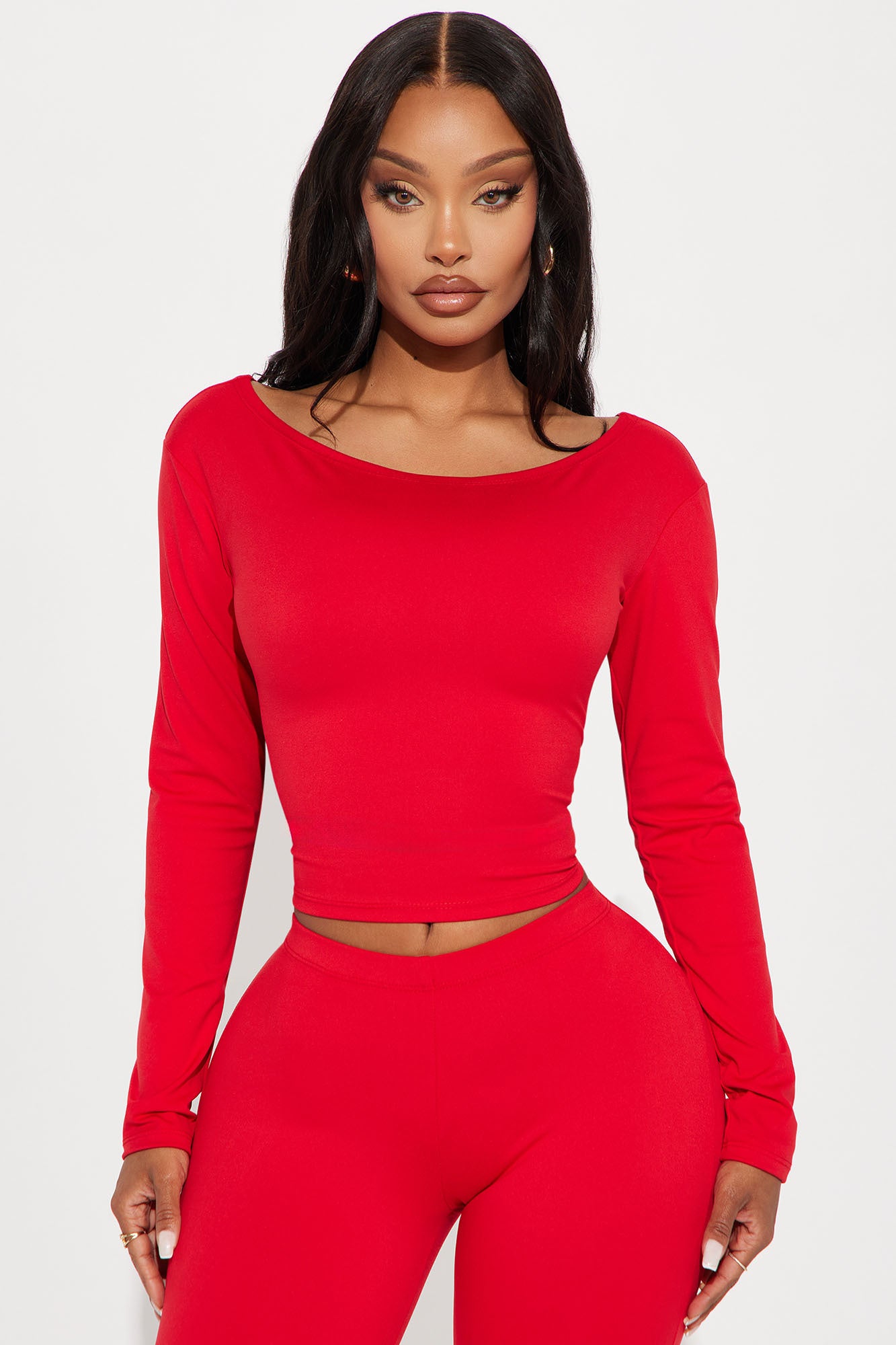 Mandy Pant Set - Red