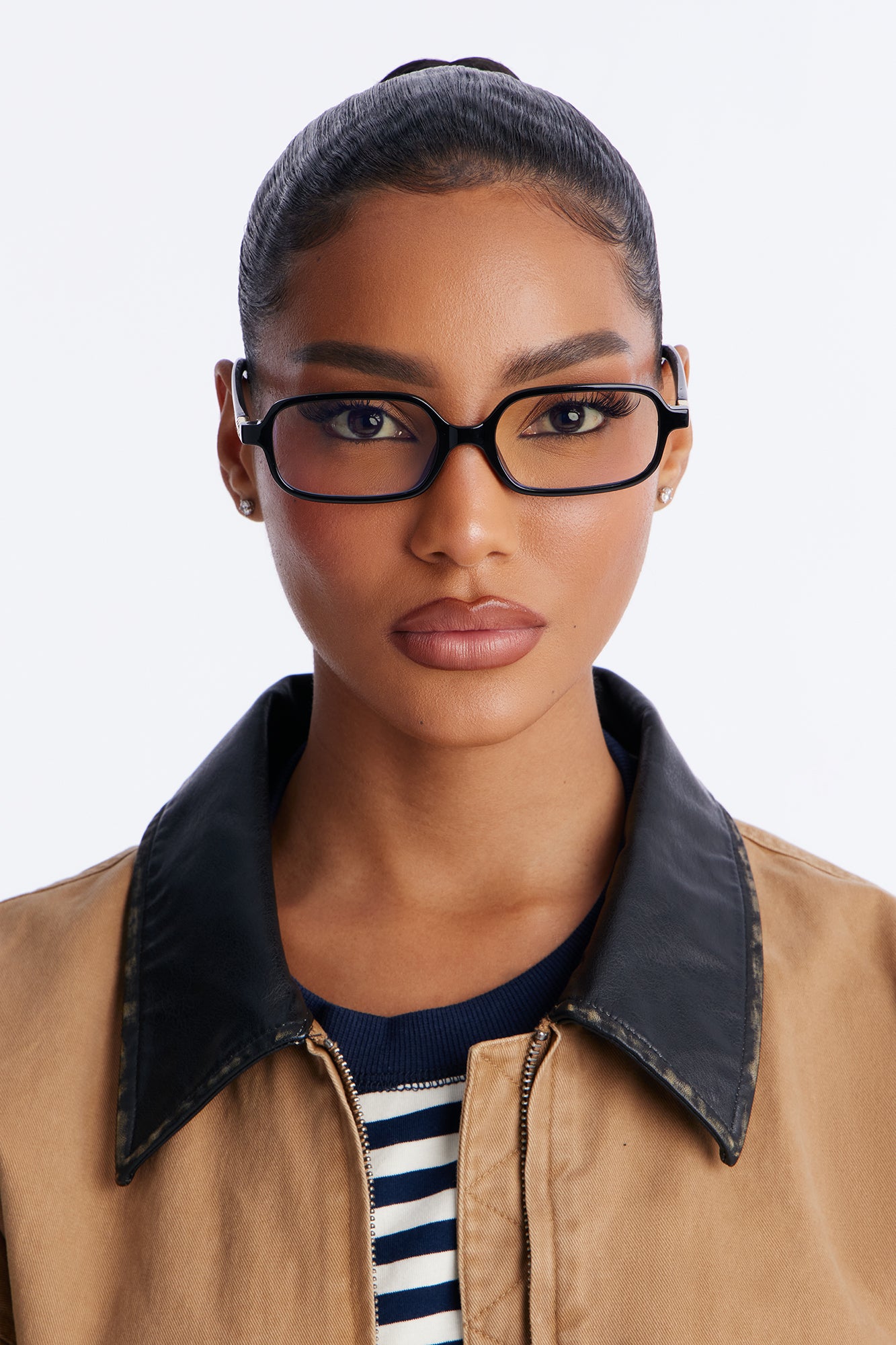 Mira Square Blue Light Glasses - Black