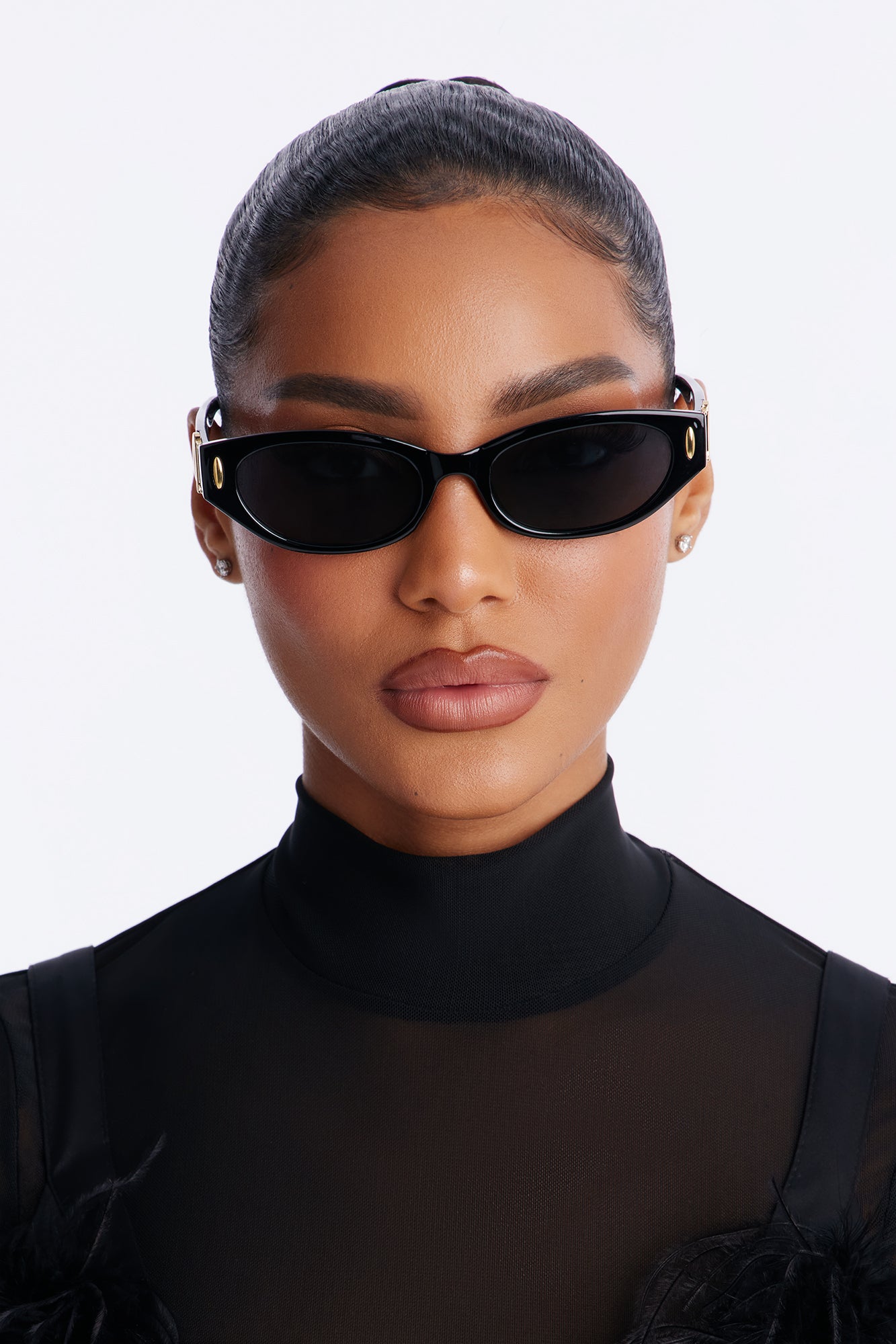 Encore Cat Eye Sunglasses - Black