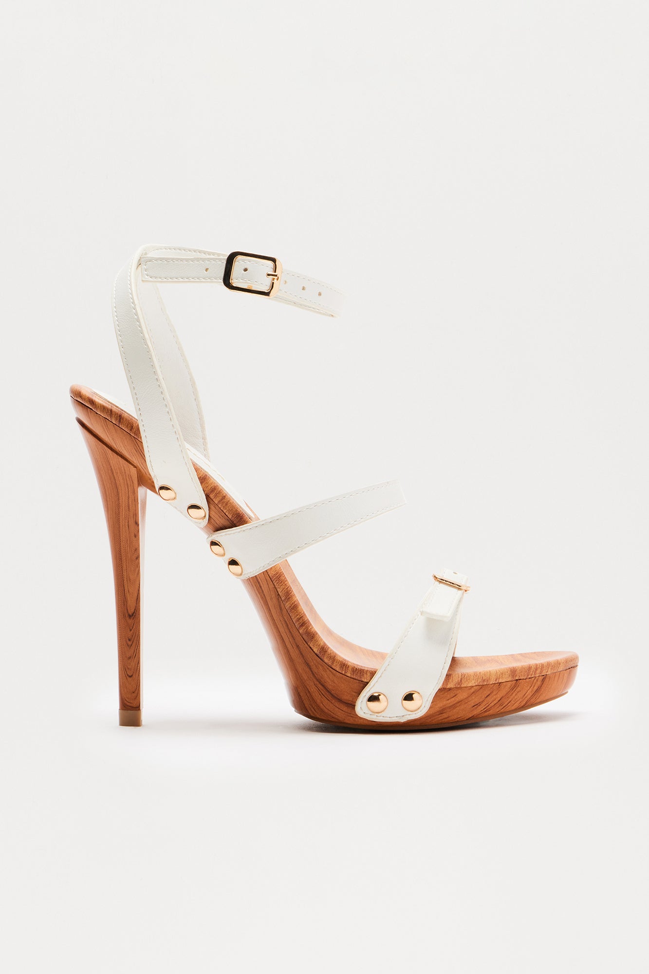 Cedar Heeled Sandals - White