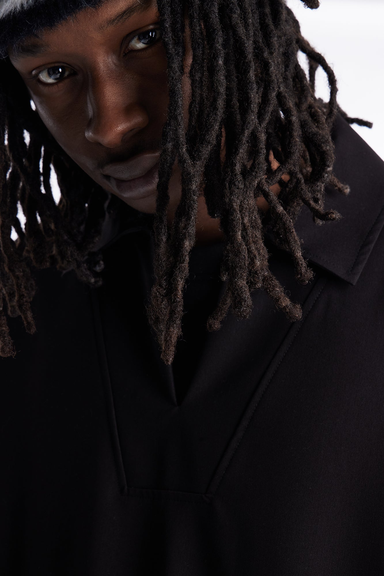 Relaxed Bold Flow Jacket - Black