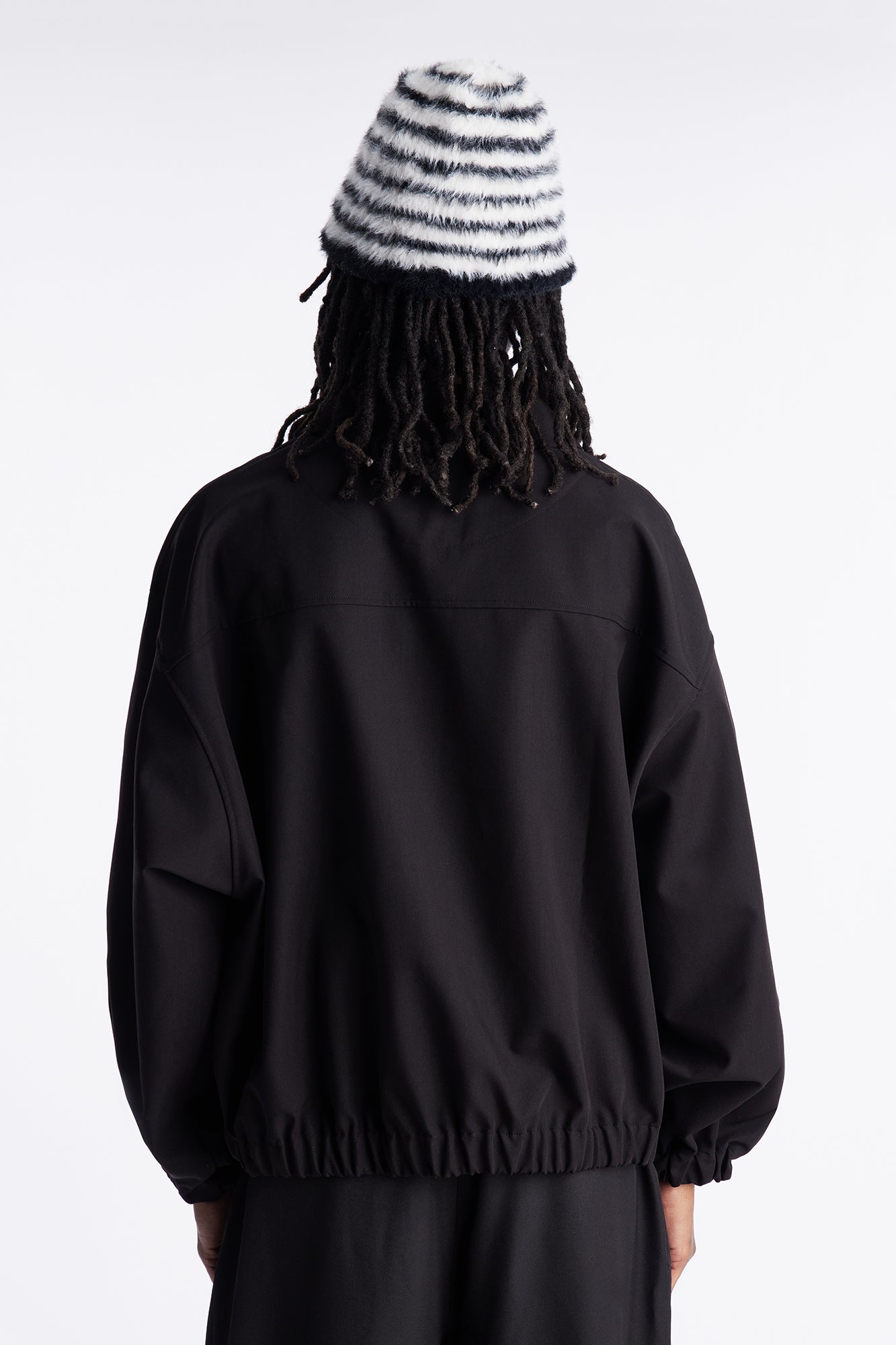 Relaxed Bold Flow Jacket - Black