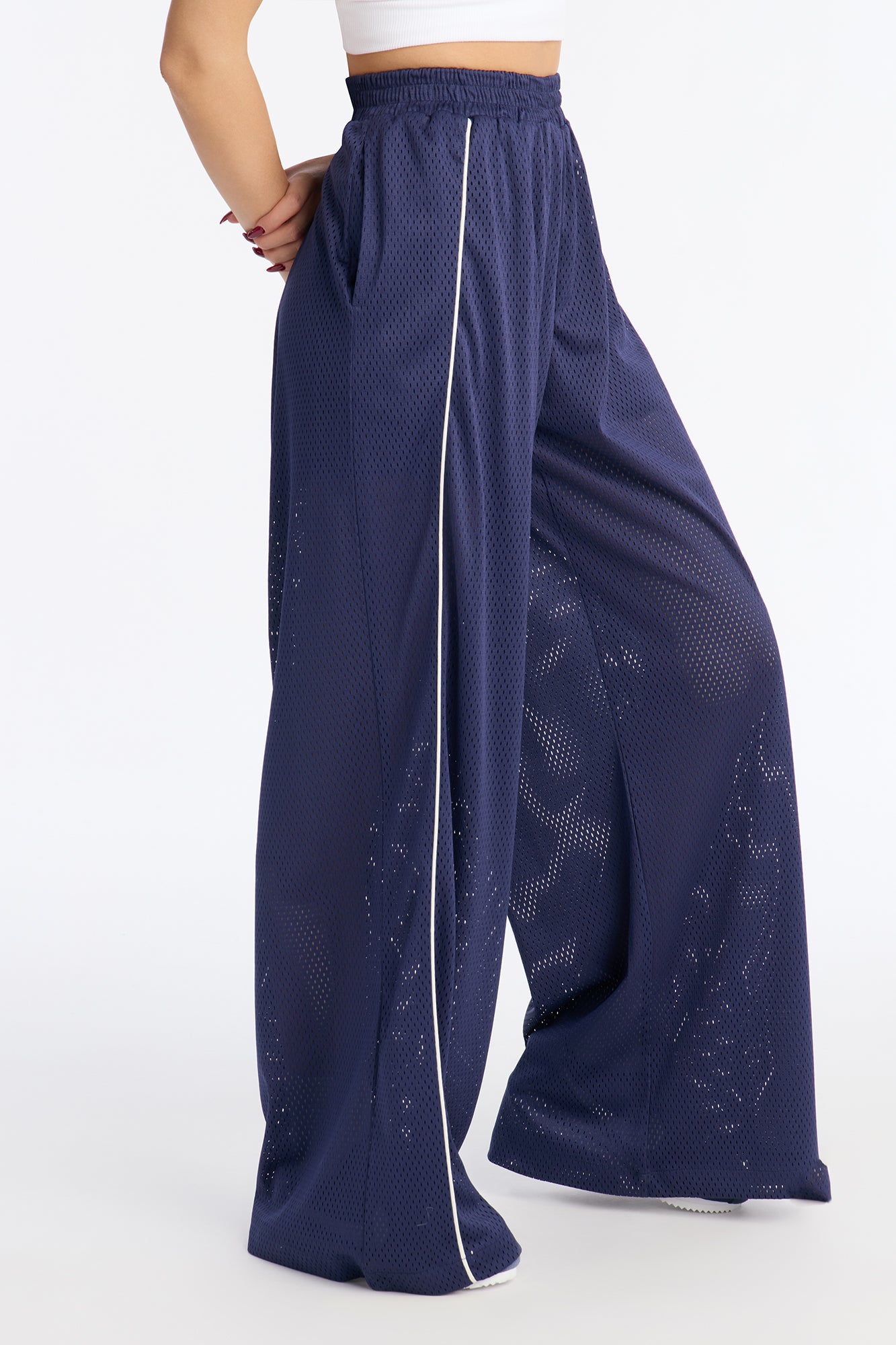 Milianna Wide Leg Pant - Navy