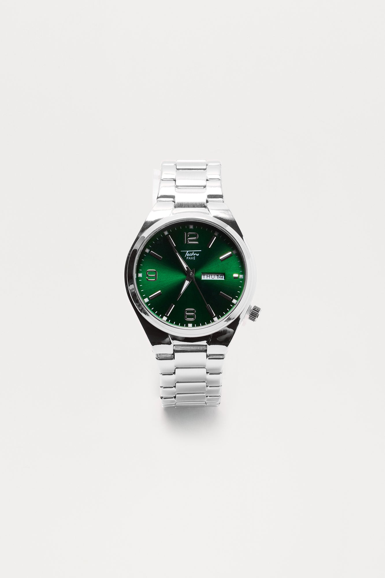 Regency Watch - Silver/Green